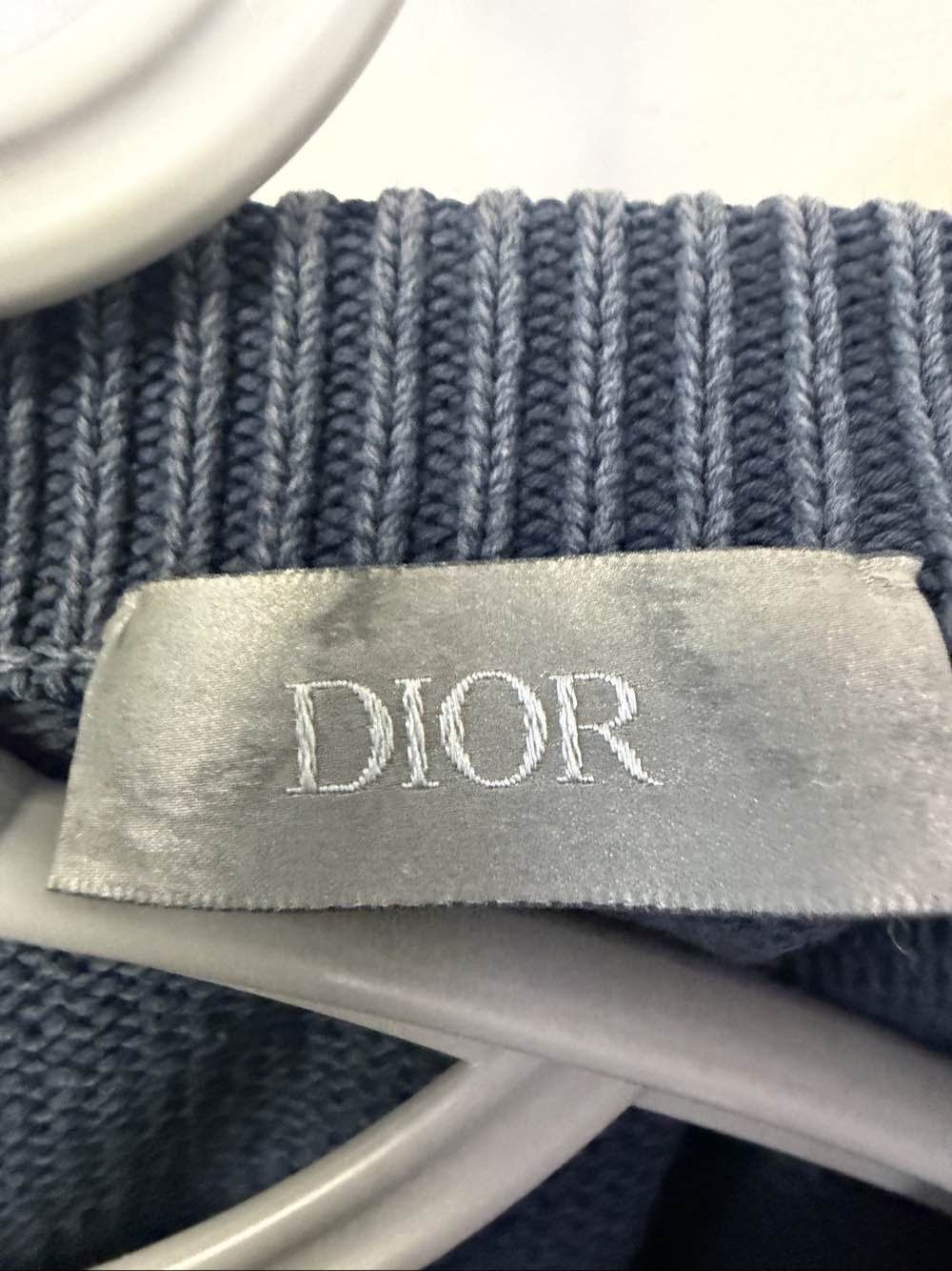 Dior Cozy Blue Logo Knit Sweater Size US S / EU 44-46 / 1 - 2 Thumbnail