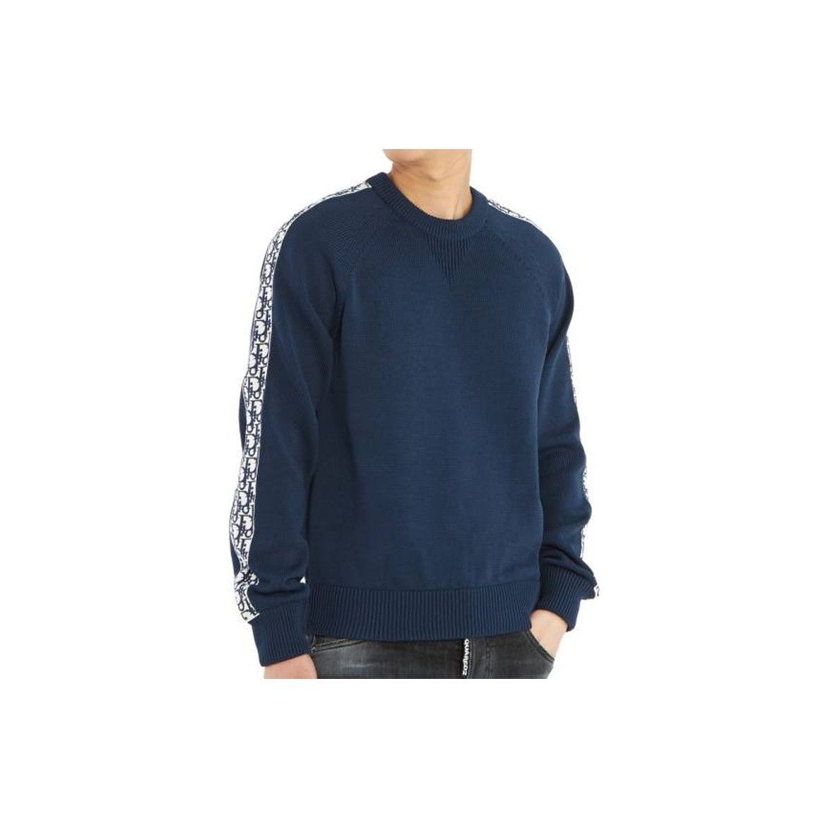 Dior Cozy Blue Logo Knit Sweater Size US S / EU 44-46 / 1 - 6 Thumbnail