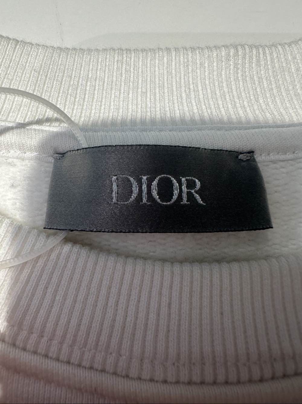 Dior White Embroidered Bee Sweatshirt Size US S / EU 44-46 / 1 - 3 Thumbnail