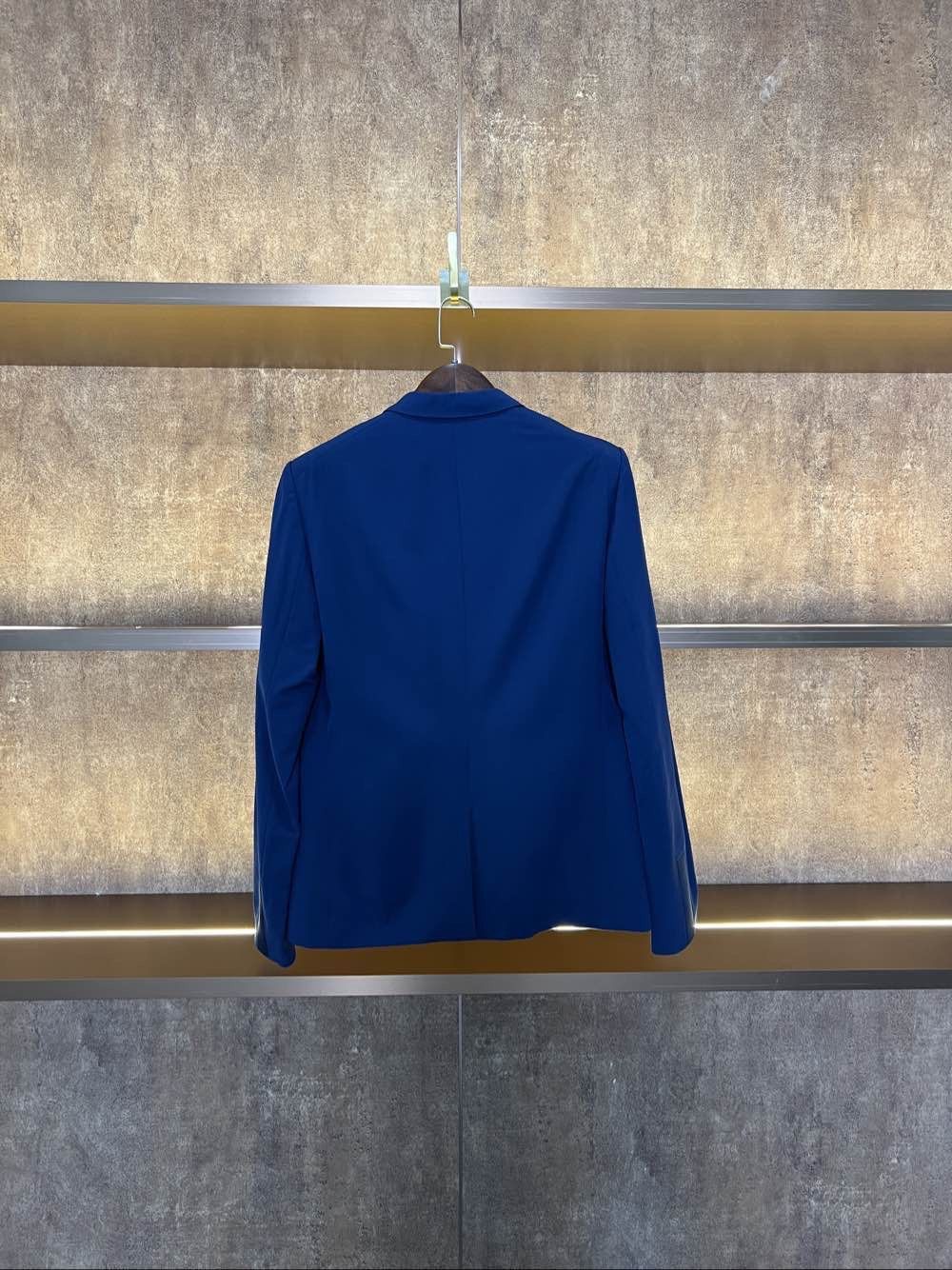 Dior Elegant Blue Mohair Blend Blazer Size US M / EU 48-50 / 2 - 2 Thumbnail