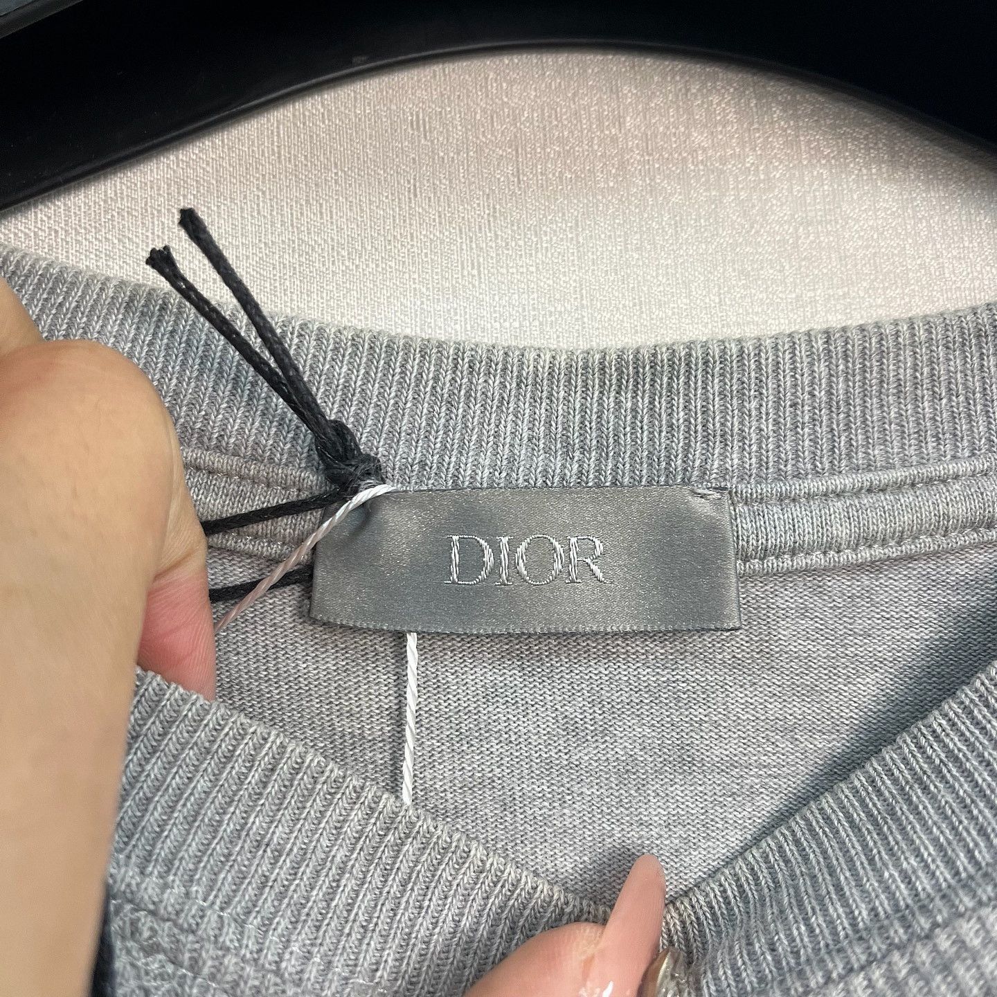 Dior Paint Splatter Logo T-Shirt in Gray Size US S / EU 44-46 / 1 - 3 Thumbnail