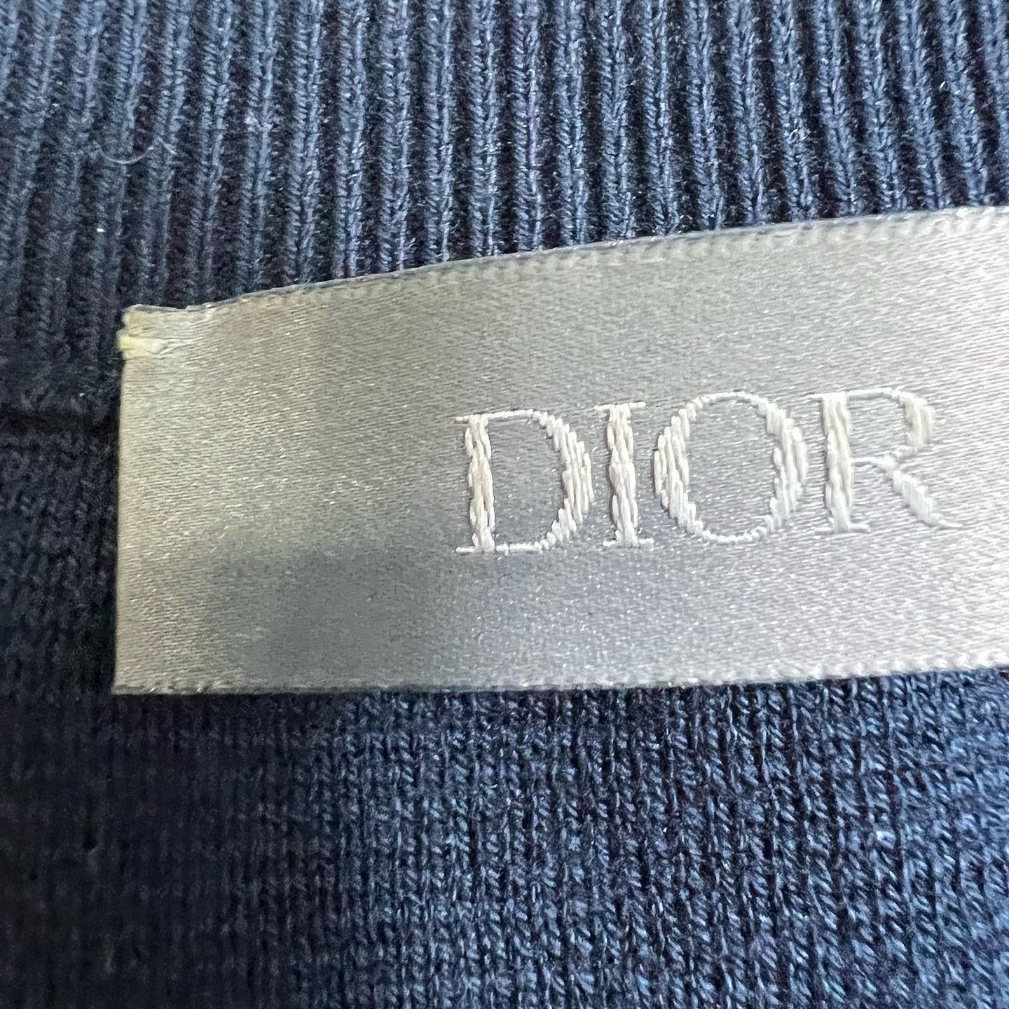 Dior Contrast Pocket Knit Sweater in Blue Size US S / EU 44-46 / 1 - 3 Thumbnail