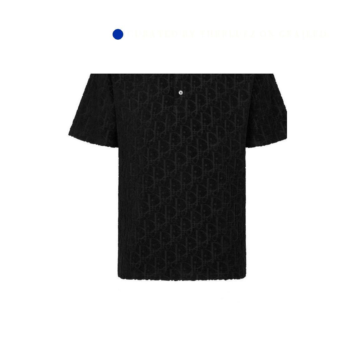 Dior Classic Black Monogram Polo Shirt Size US M / EU 48-50 / 2 - 7 Thumbnail
