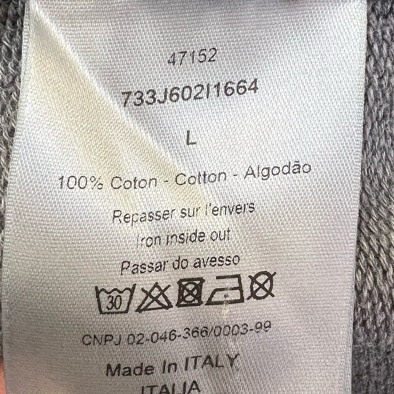 Dior Hardior Graphic Crewneck Sweatshirt in Gray Size US L / EU 52-54 / 3 - 4 Thumbnail