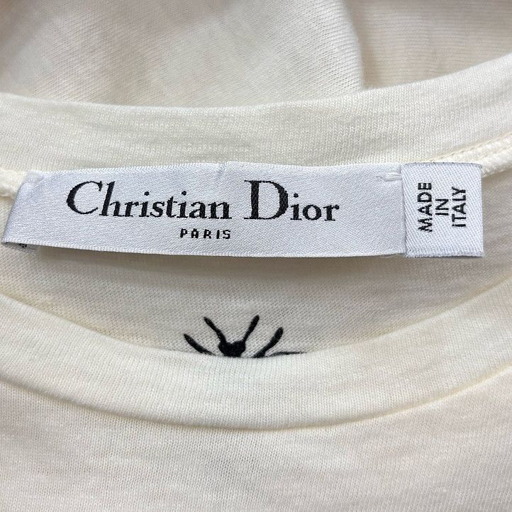 Dior Graphic White T-Shirt with Elegant Design Size US S / EU 44-46 / 1 - 3 Thumbnail
