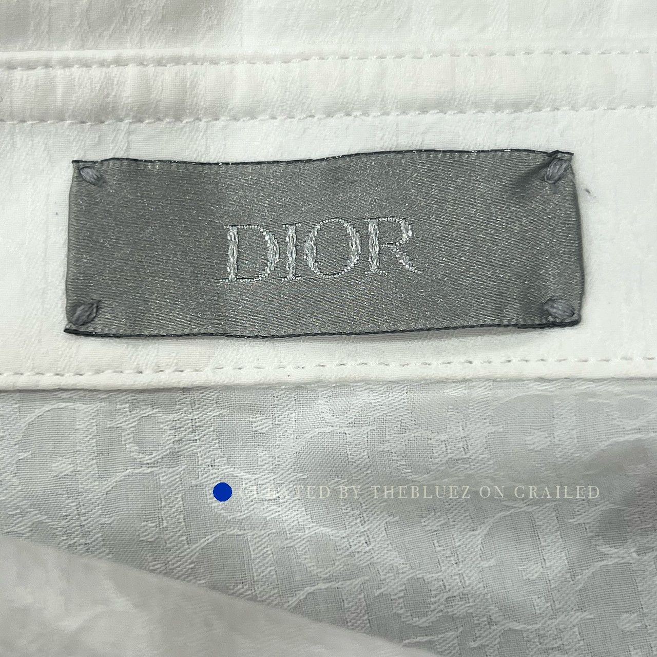 Dior Cotton Button Up Shirt in White Size US M / EU 48-50 / 2 - 3 Thumbnail