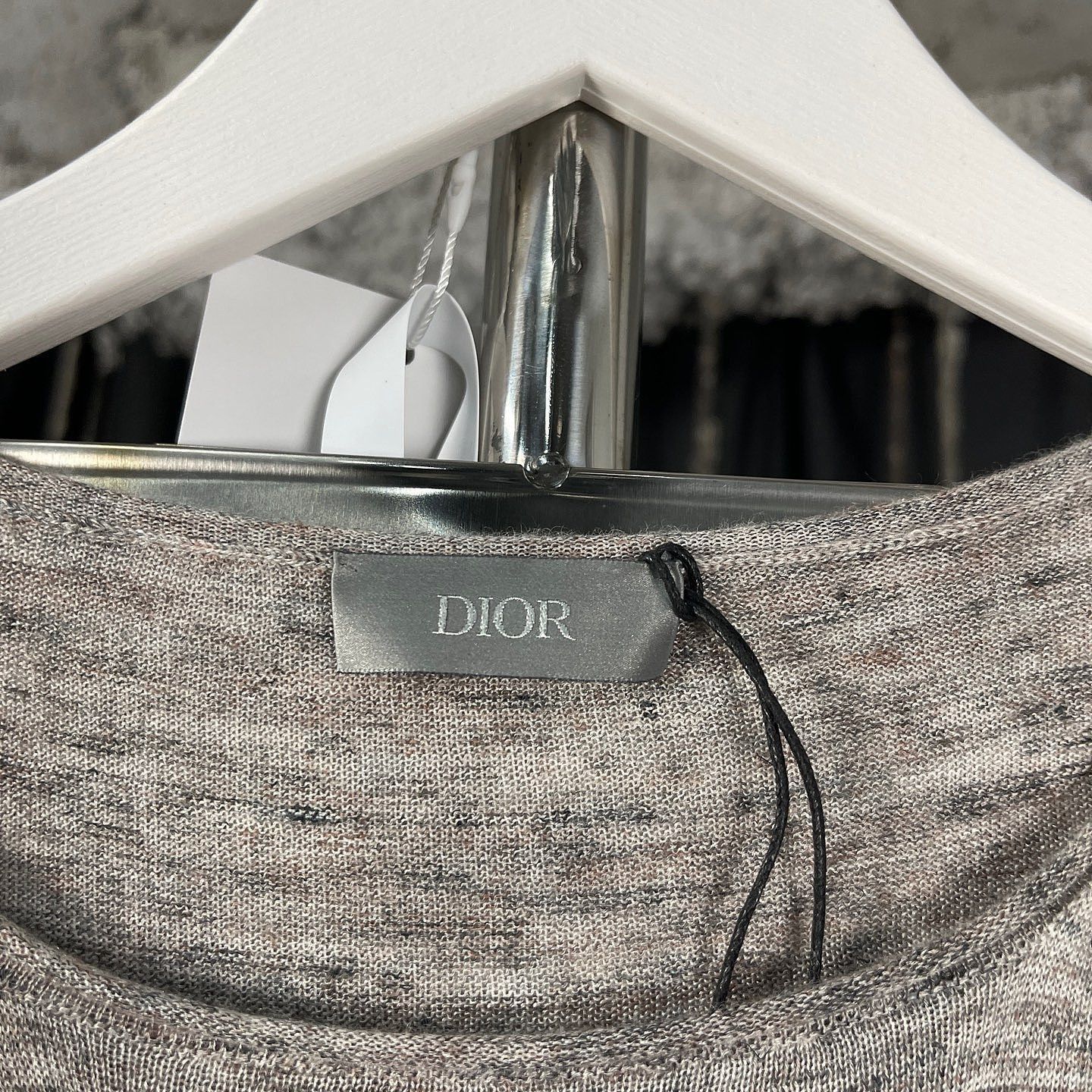 Dior Gray Long Sleeve Knit Sweater Size US L / EU 52-54 / 3 - 3 Thumbnail