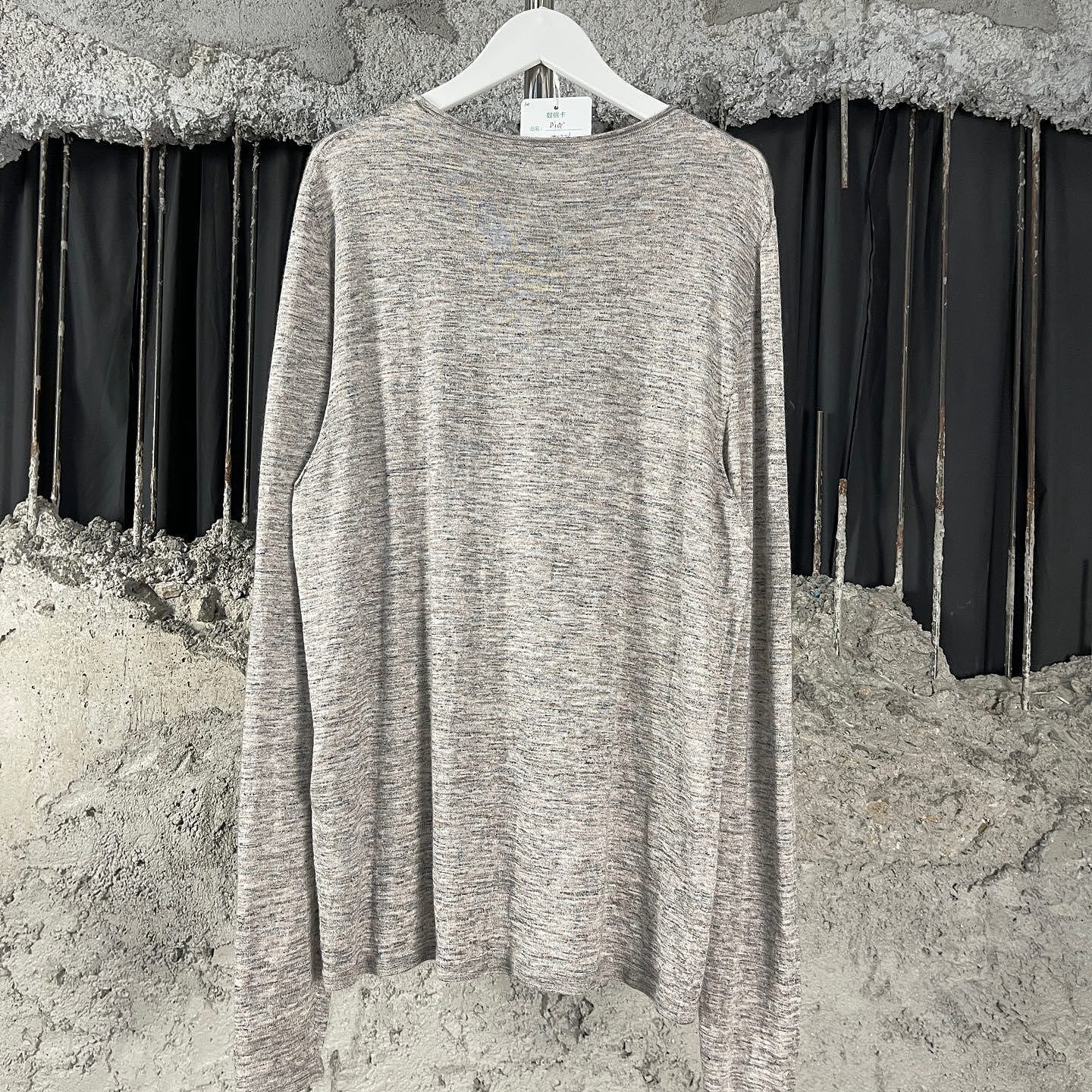 Dior Gray Long Sleeve Knit Sweater Size US L / EU 52-54 / 3 - 2 Thumbnail