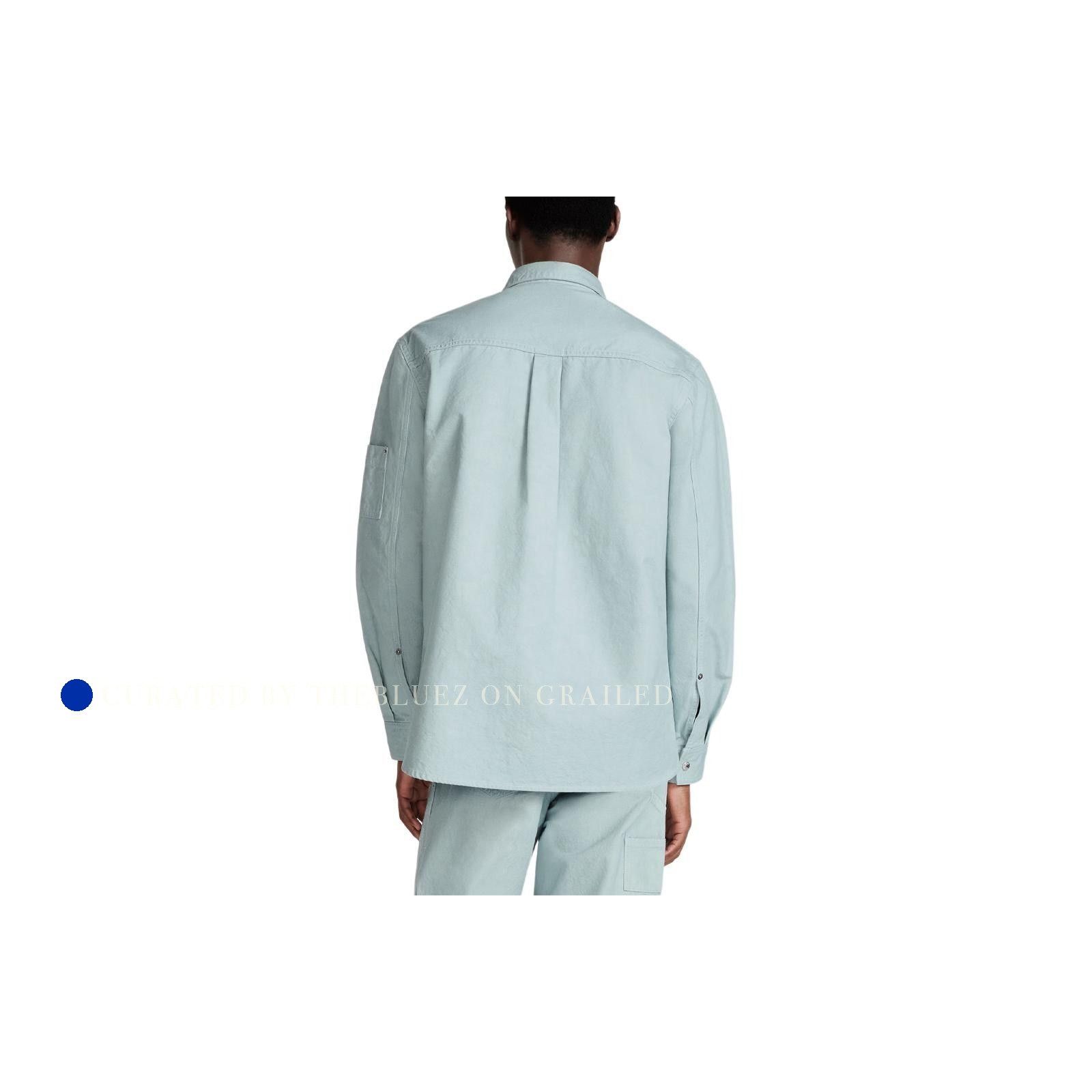 Dior Embroidered Blue Button-Up Shirt Size US L / EU 52-54 / 3 - 7 Thumbnail