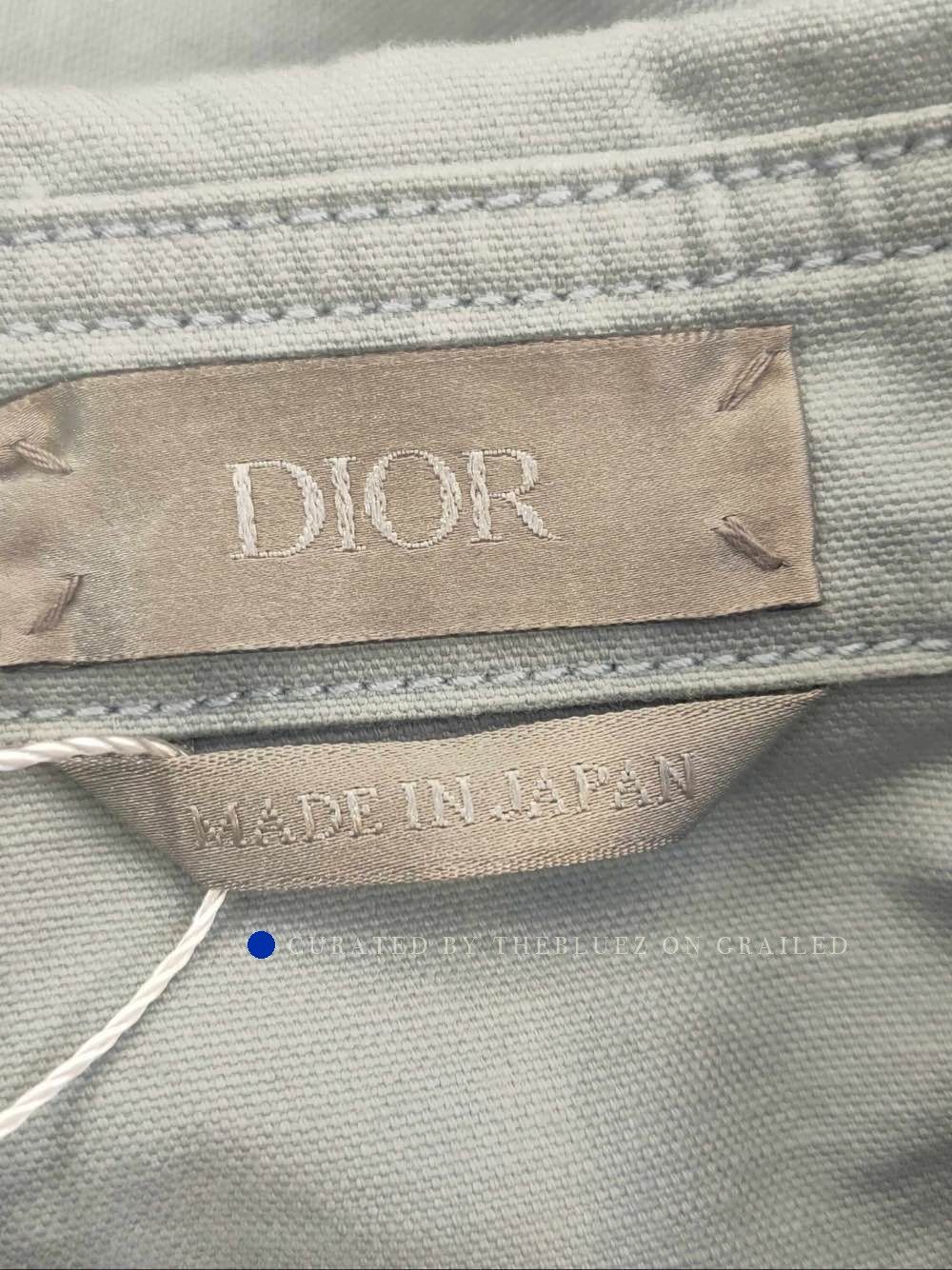 Dior Embroidered Blue Button-Up Shirt Size US L / EU 52-54 / 3 - 3 Thumbnail