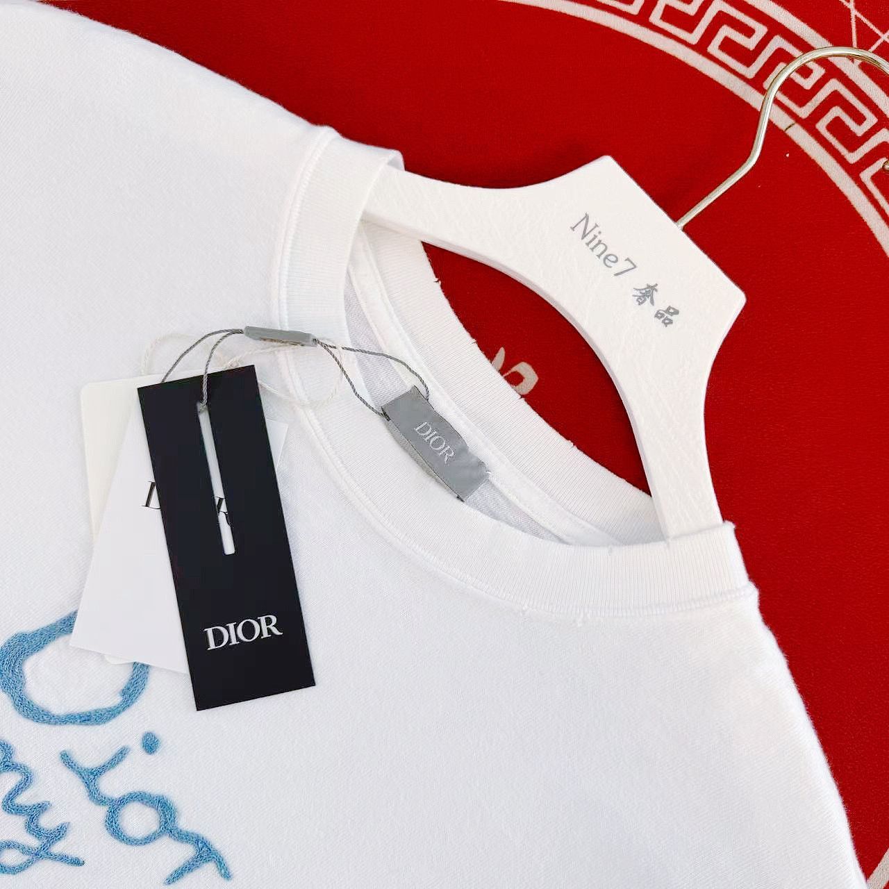 Dior Embroidered White T-Shirt in Size S Size US S / EU 44-46 / 1 - 3 Thumbnail