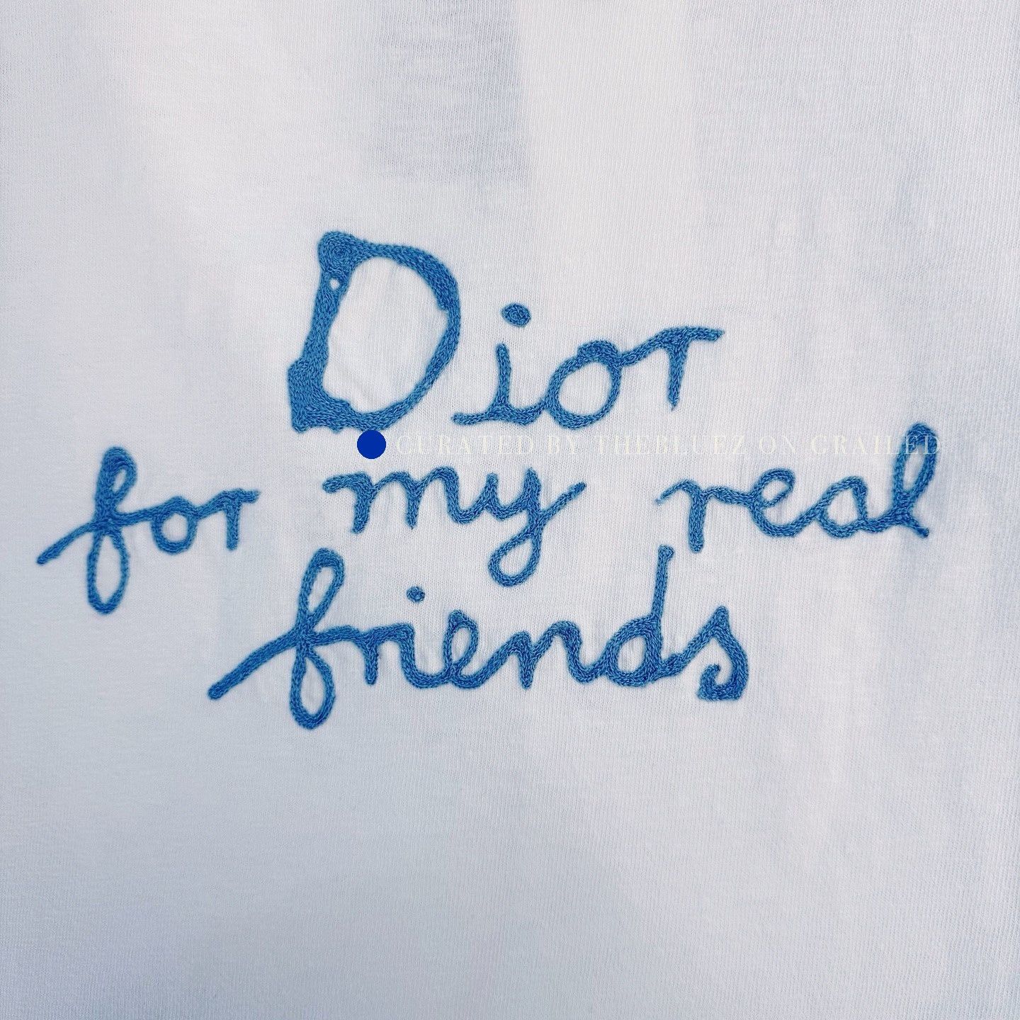 Dior Embroidered White T-Shirt in Size S Size US S / EU 44-46 / 1 - 5 Thumbnail
