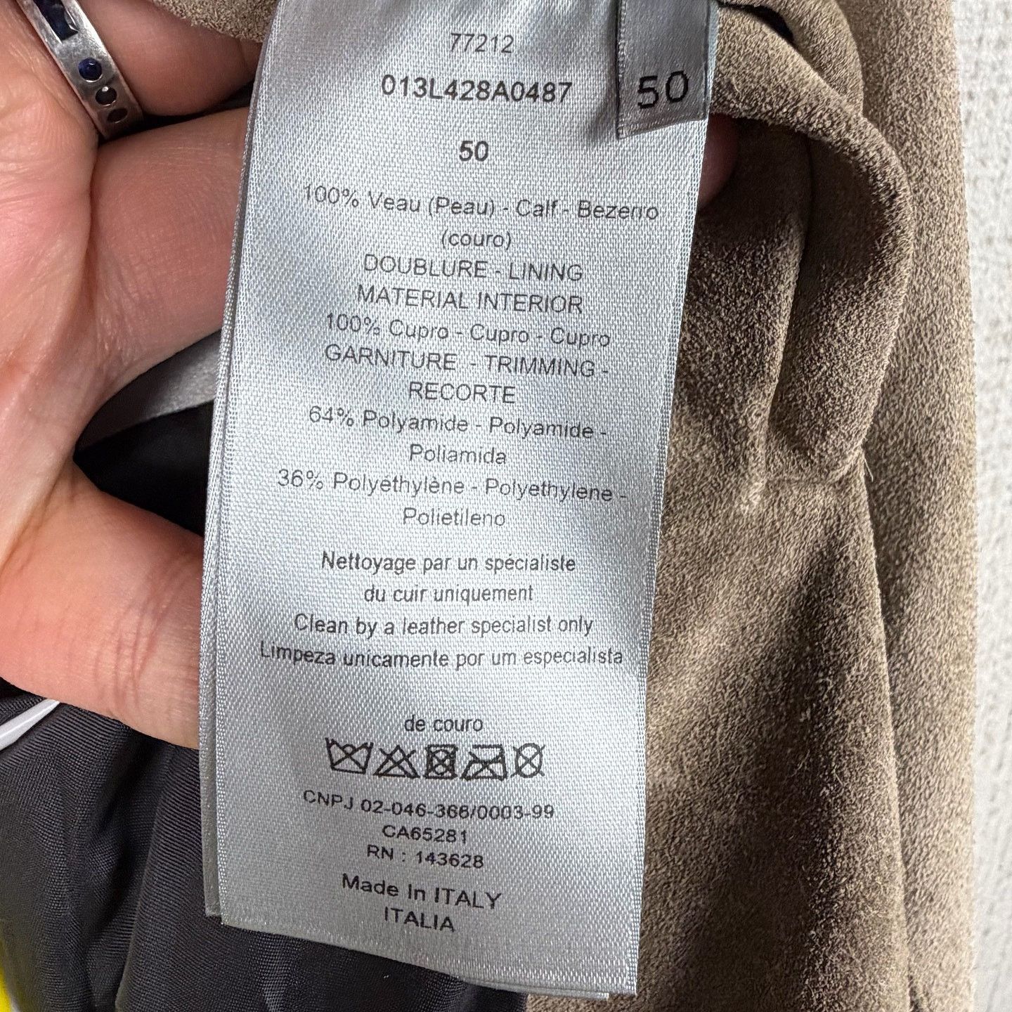 Dior Beige Suede Leather Jacket Size M Size US M / EU 48-50 / 2 - 4 Thumbnail