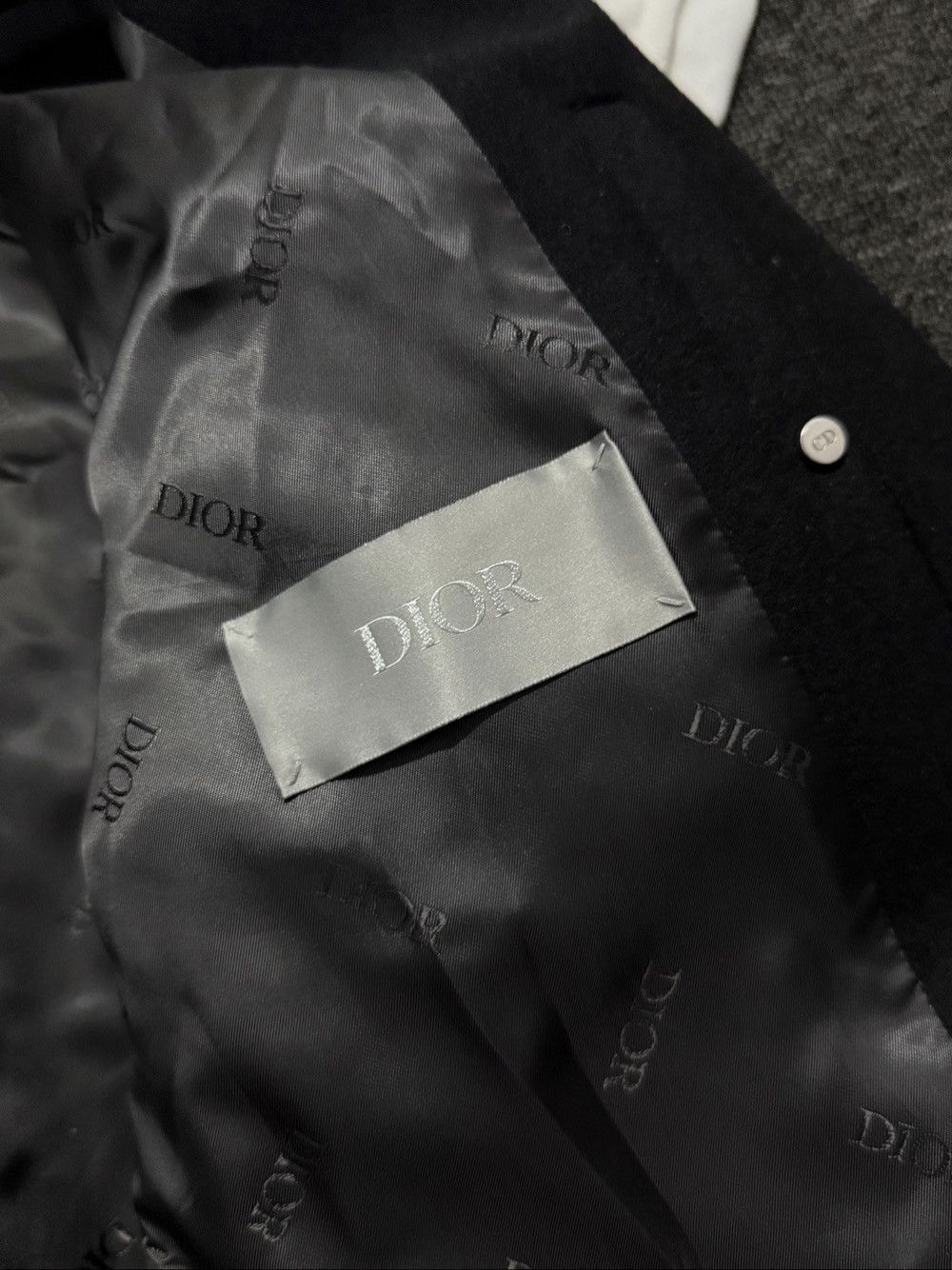 Dior Black Varsity Jacket in Size S Size US S / EU 44-46 / 1 - 3 Thumbnail