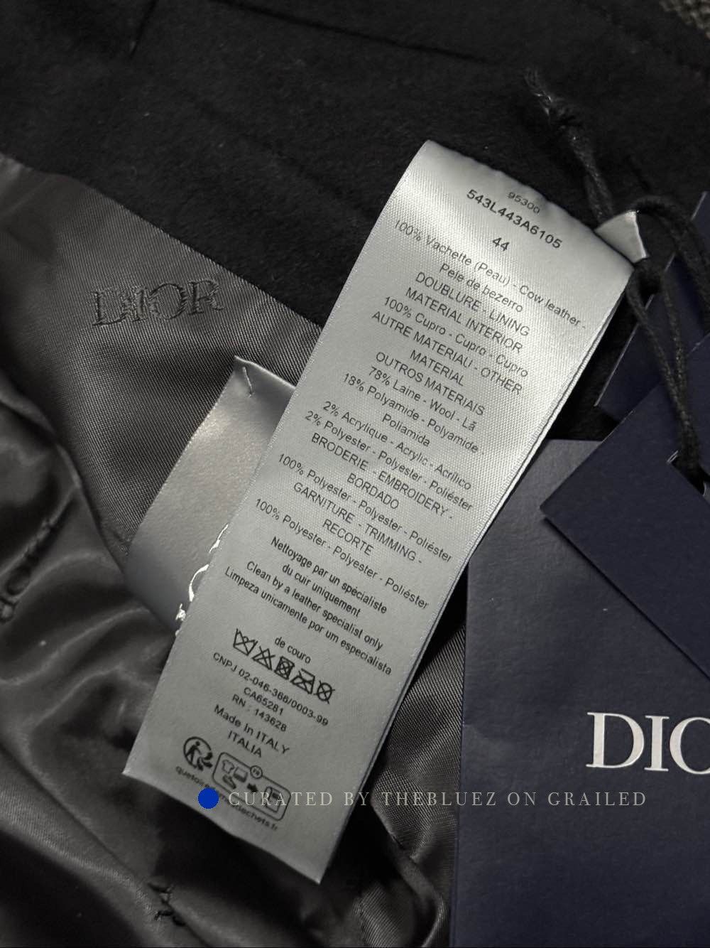 Dior Black Varsity Jacket in Size S Size US S / EU 44-46 / 1 - 4 Thumbnail