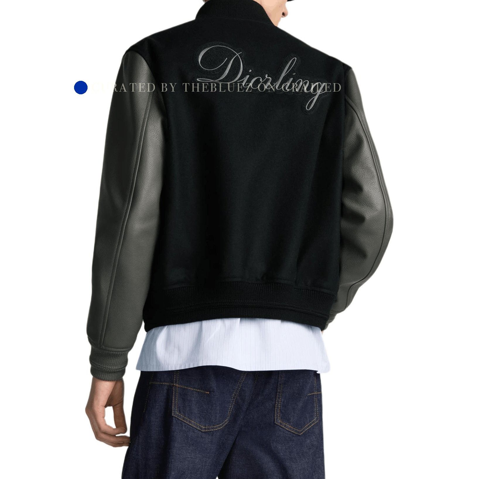 Dior Black Varsity Jacket in Size S Size US S / EU 44-46 / 1 - 7 Thumbnail