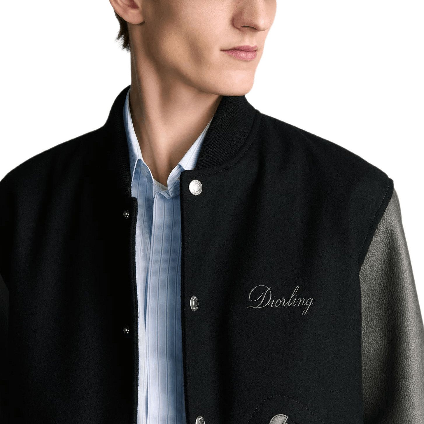 Dior Black Varsity Jacket in Size S Size US S / EU 44-46 / 1 - 8 Thumbnail