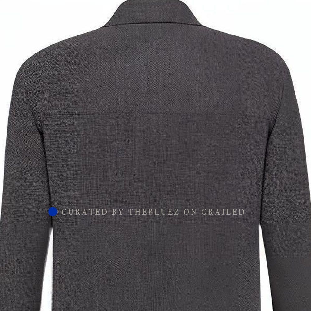 Dior Gray Wool Blend Single Breasted Blazer Size US M / EU 48-50 / 2 - 12 Thumbnail