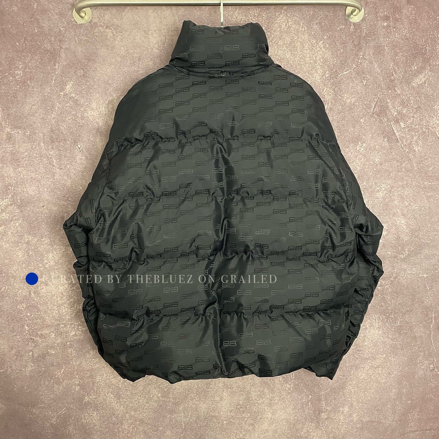 Balenciaga Stylish All-Over Logo Puffer Jacket Size US S / EU 44-46 / 1 - 2 Thumbnail