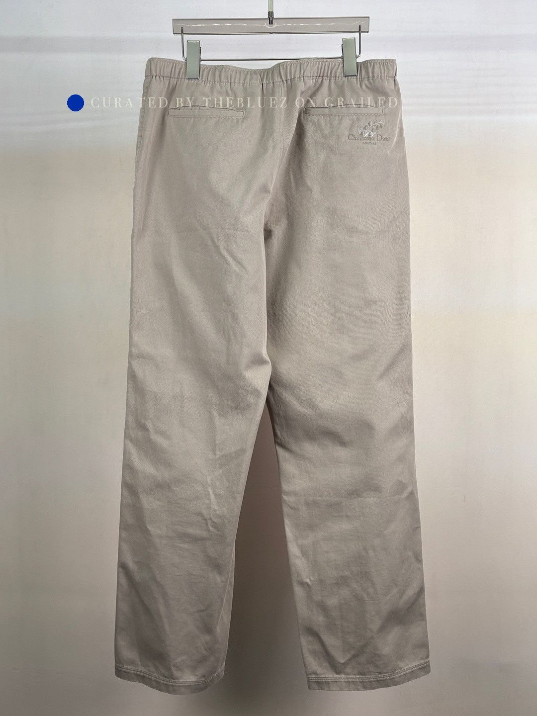 Dior Embroidered Beige Casual Pants, Size 32 Size US 32 / EU 48 - 2 Thumbnail