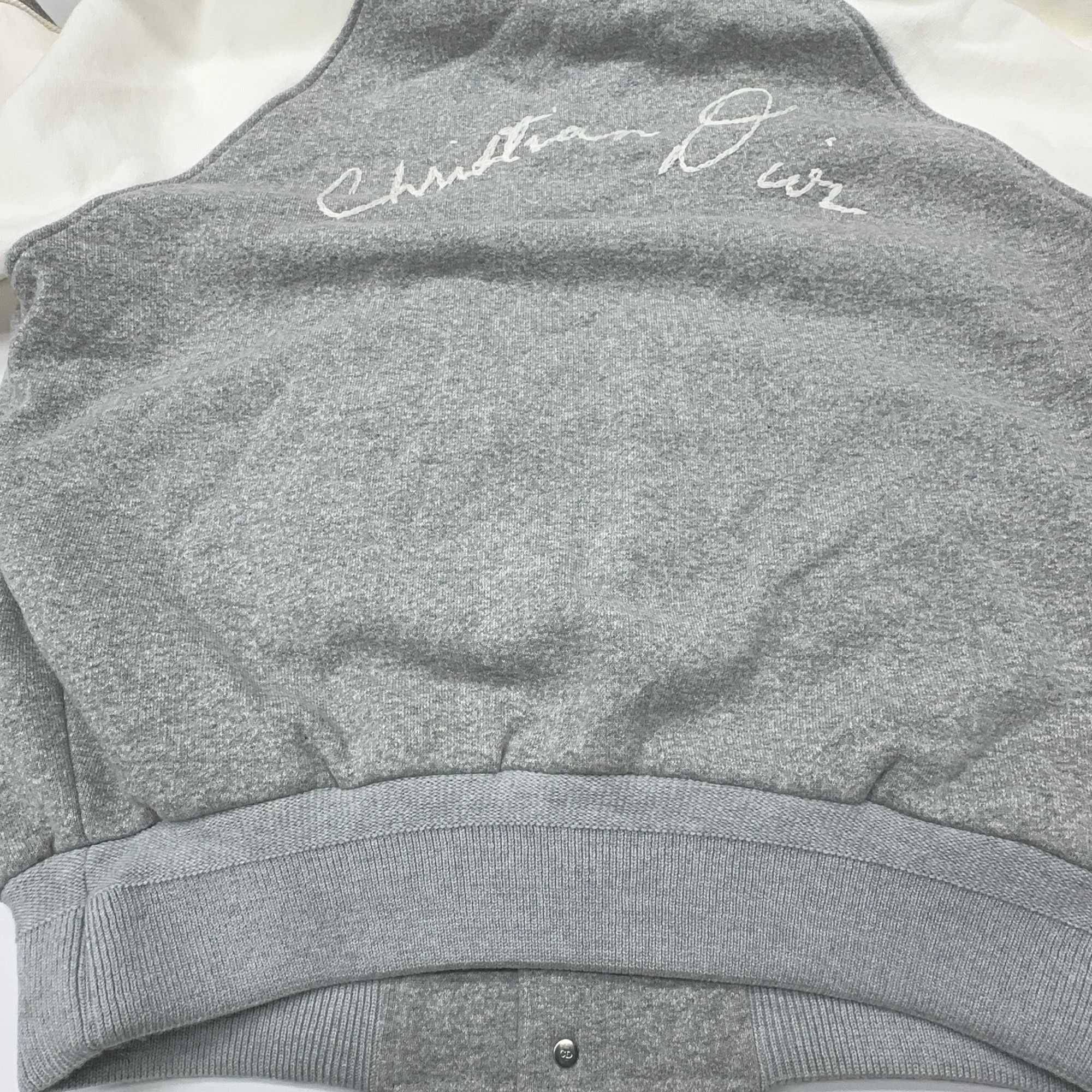 Dior Gray Varsity Jacket in Size S Size US S / EU 44-46 / 1 - 17 Thumbnail