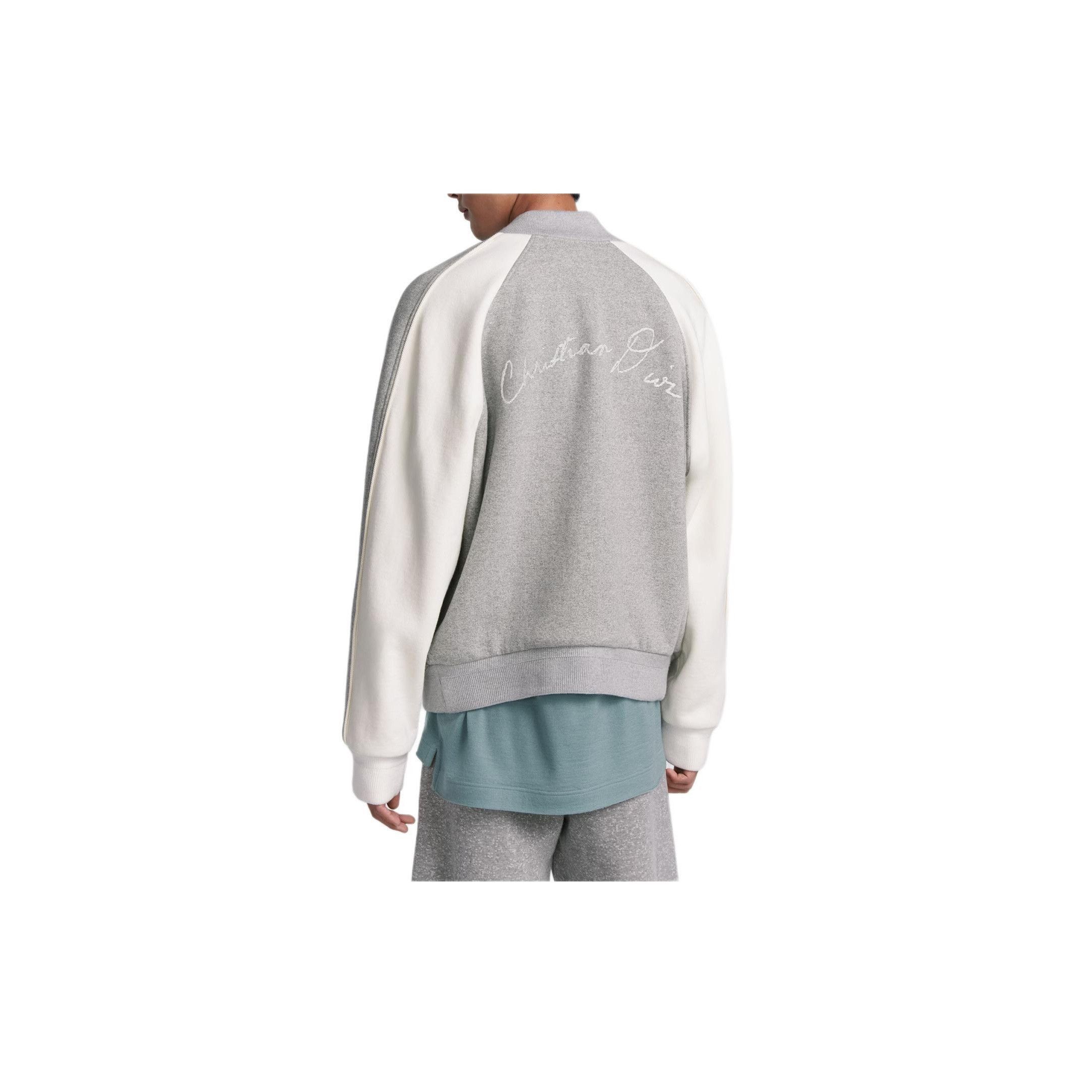 Dior Gray Varsity Jacket in Size S Size US S / EU 44-46 / 1 - 19 Thumbnail