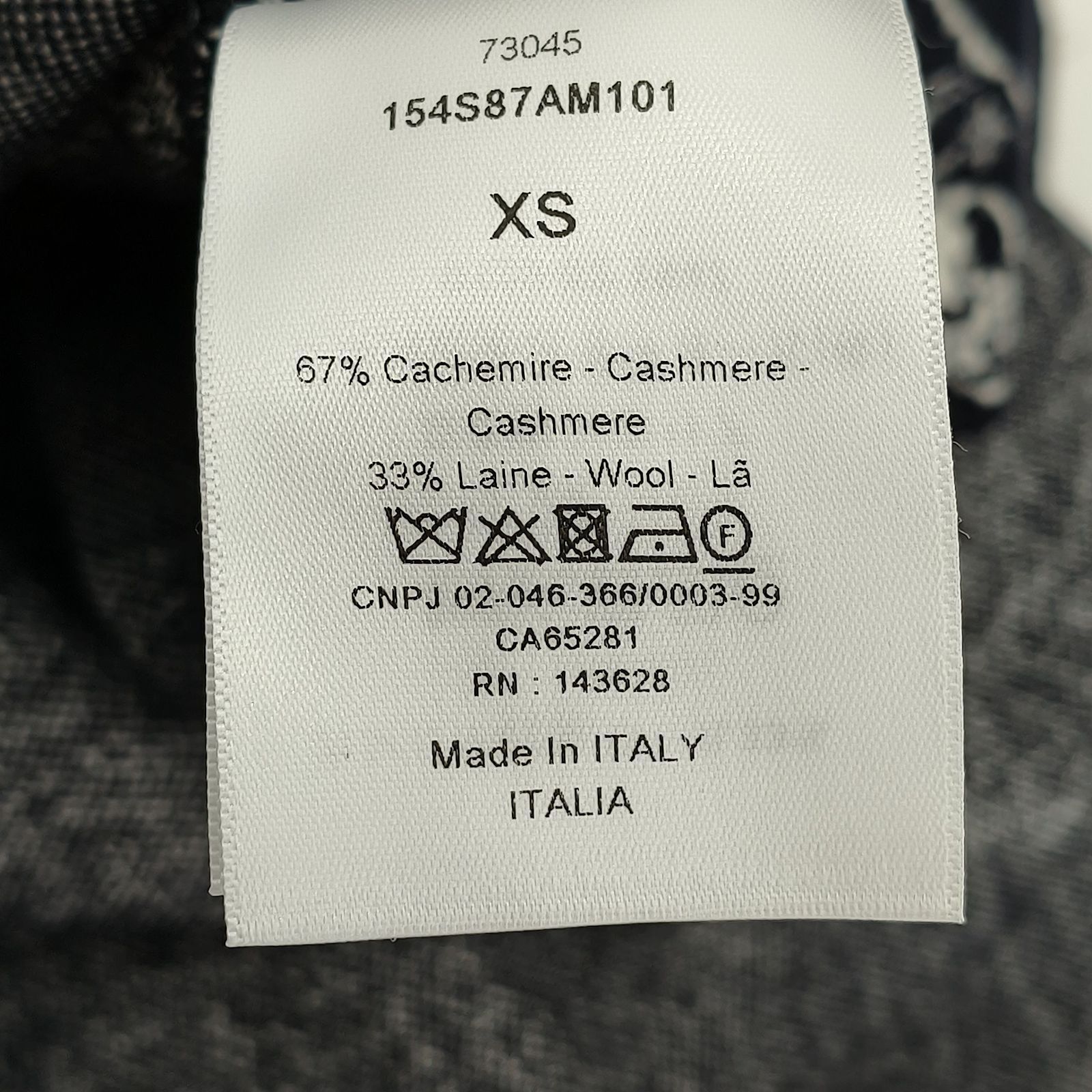 Dior Black Zodiac Logo Knit Hoodie Size US XS / EU 42 / 0 - 4 Thumbnail