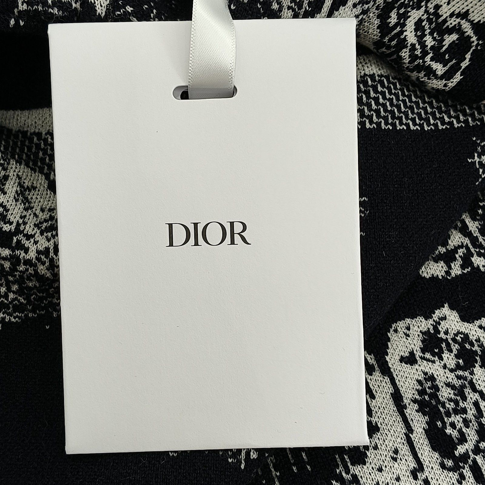 Dior Black Zodiac Logo Knit Hoodie Size US XS / EU 42 / 0 - 5 Thumbnail