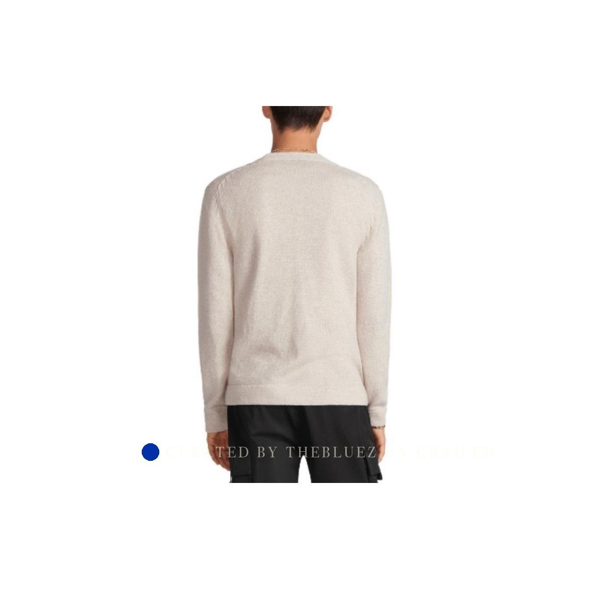 Dior Cashmere Logo Patch Cardigan in Beige Size US XXL / EU 58 / 5 - 6 Thumbnail
