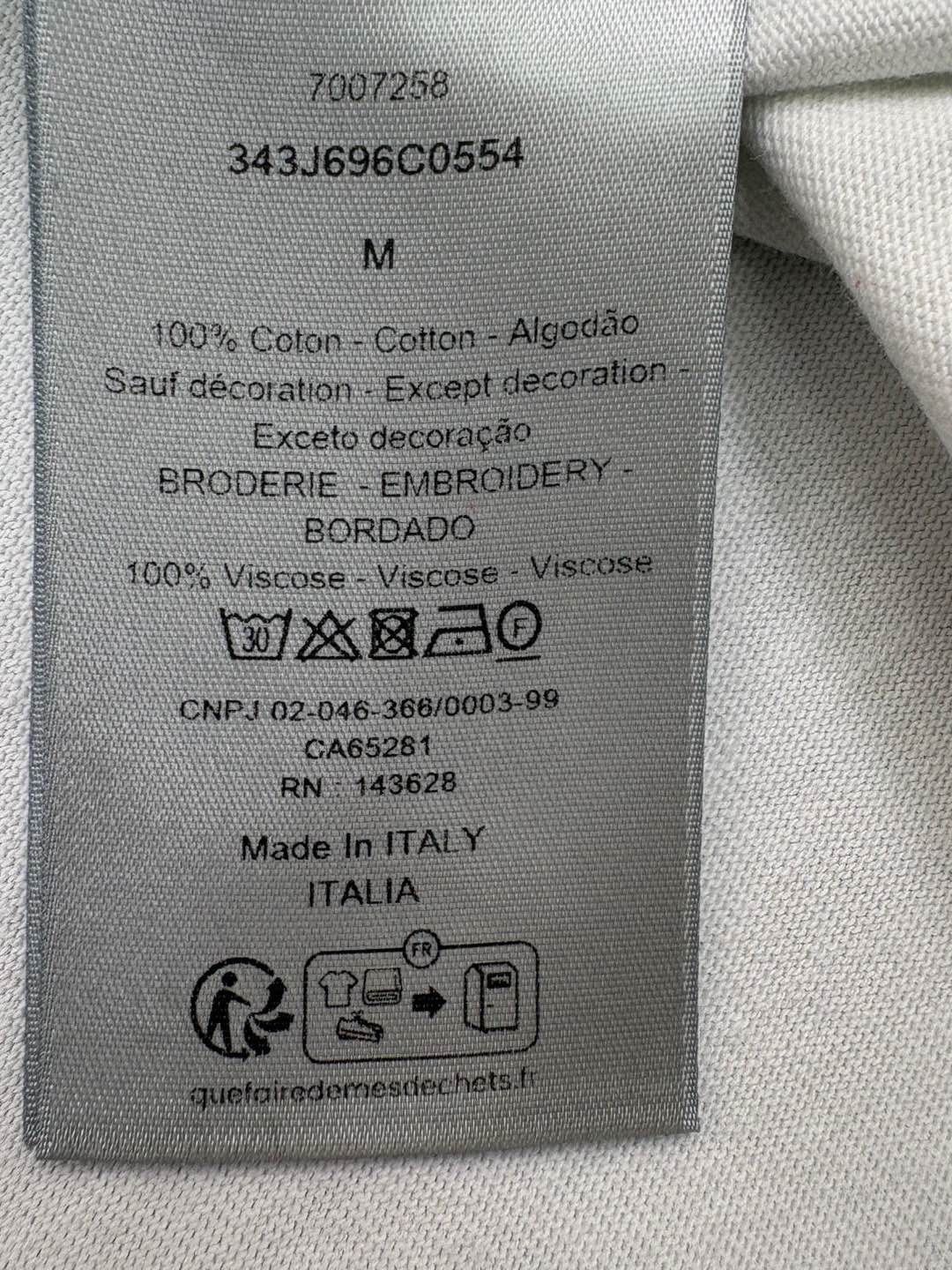 Dior Logo T-Shirt in White, Size M Size US M / EU 48-50 / 2 - 4 Thumbnail
