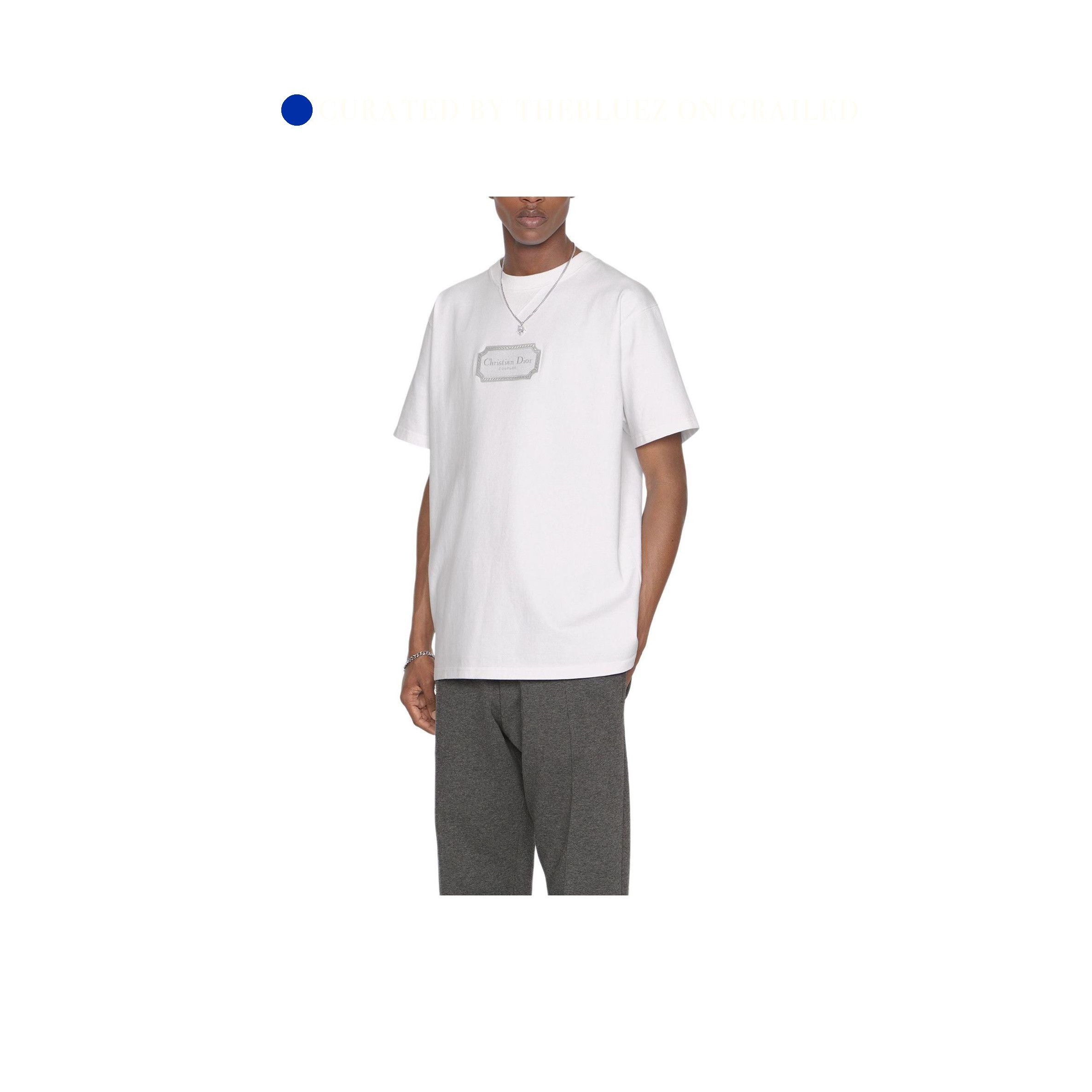 Dior Logo T-Shirt in White, Size M Size US M / EU 48-50 / 2 - 11 Thumbnail