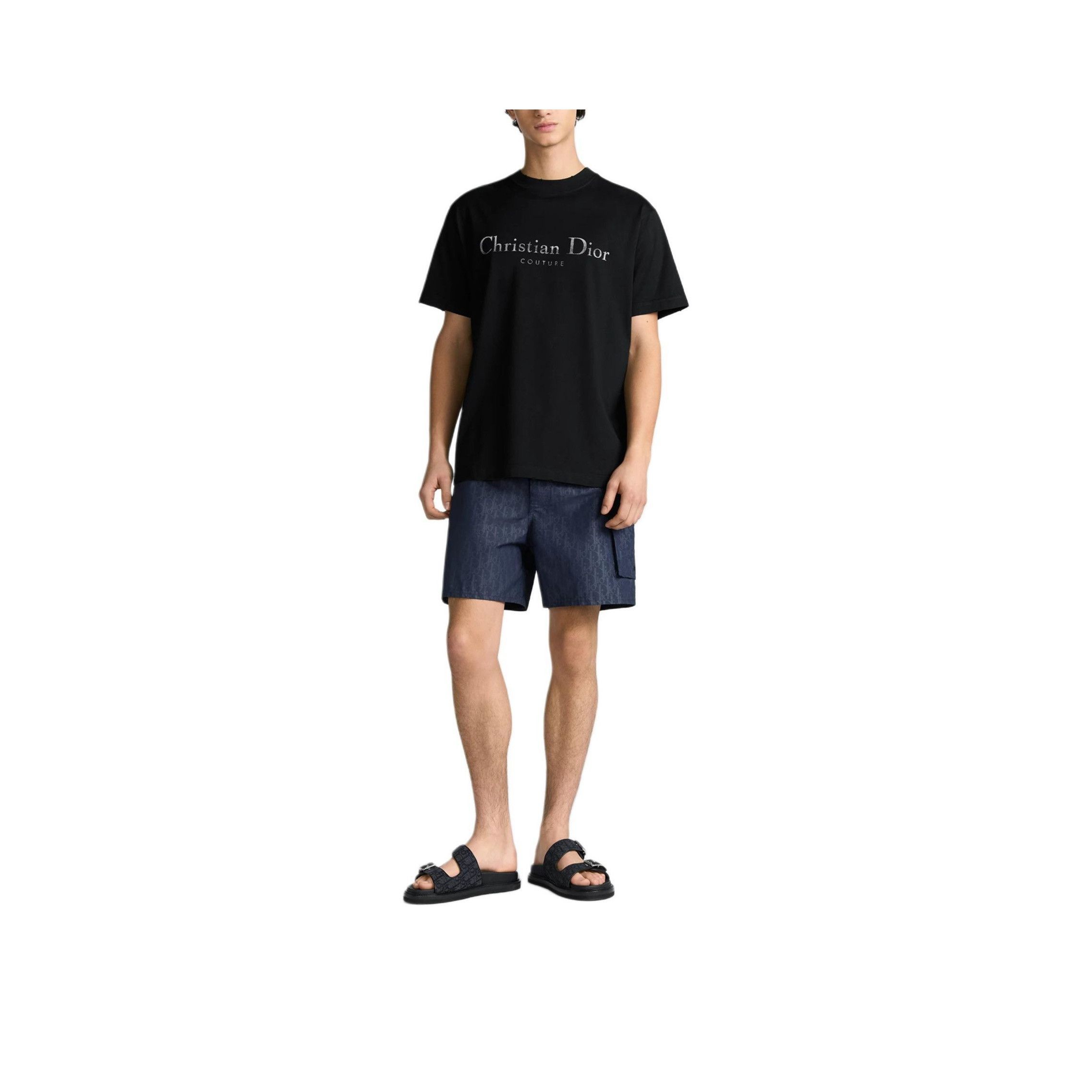 Dior Christian Dior Logo T-Shirt in Black Size US M / EU 48-50 / 2 - 6 Thumbnail