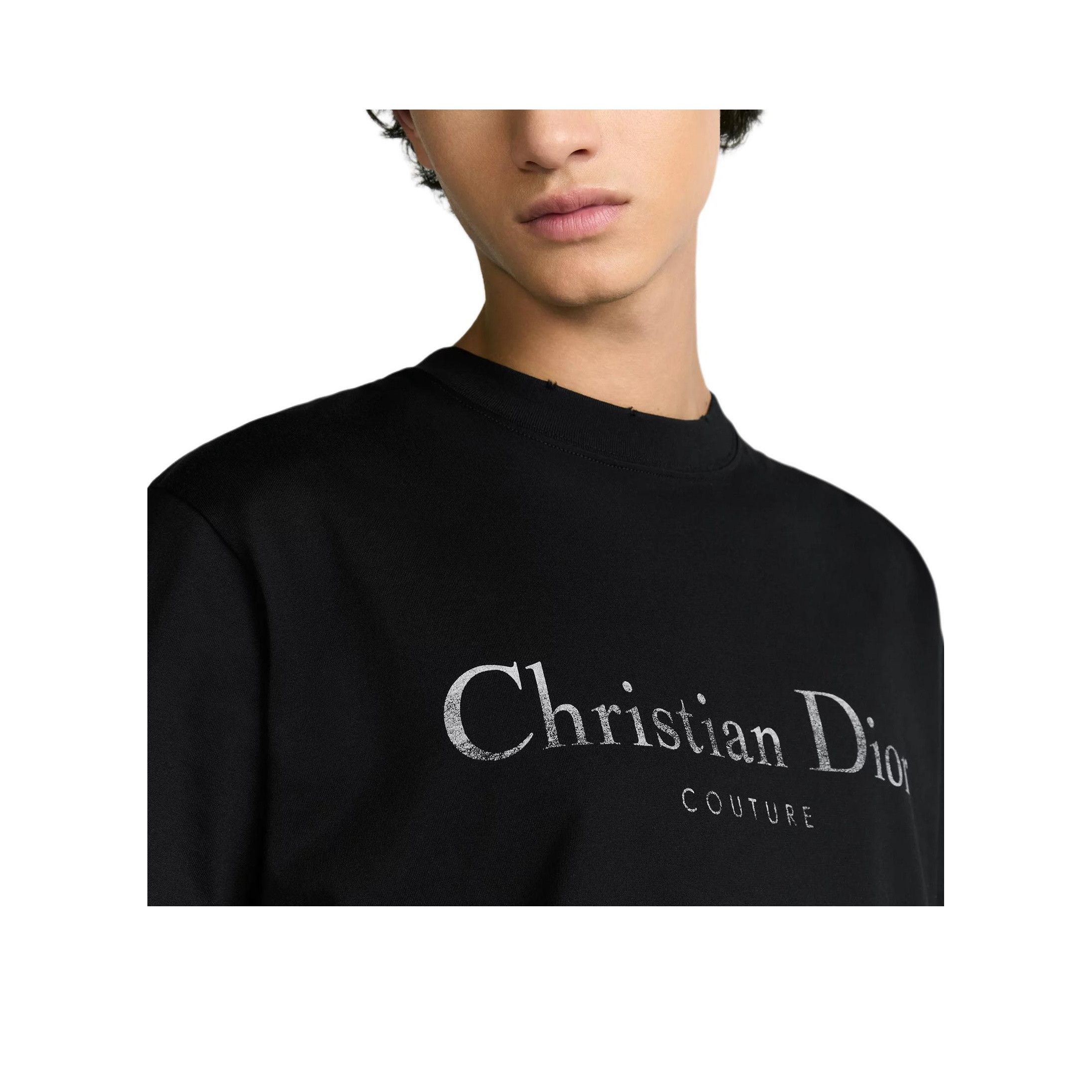 Dior Christian Dior Logo T-Shirt in Black Size US M / EU 48-50 / 2 - 7 Thumbnail