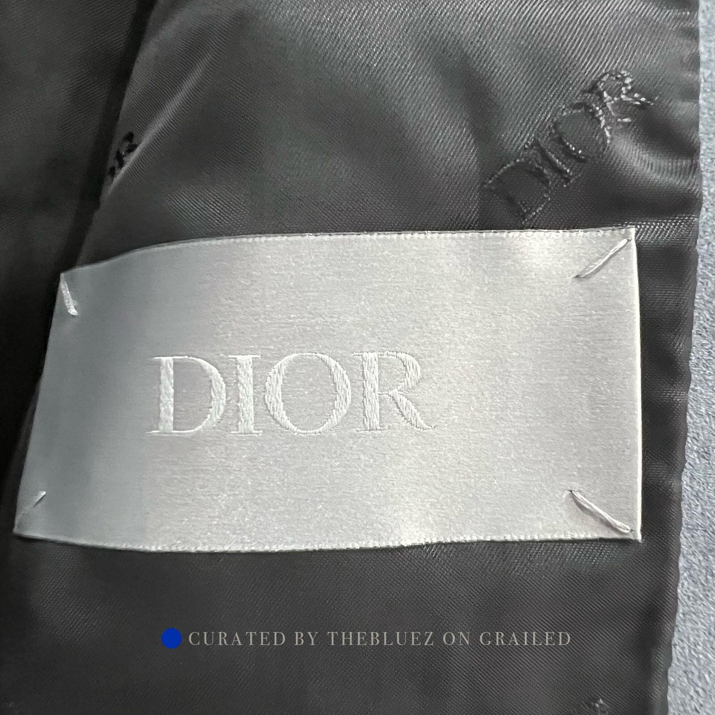 Dior Stylish Suede Leather Jacket in Blue Size US M / EU 48-50 / 2 - 3 Thumbnail