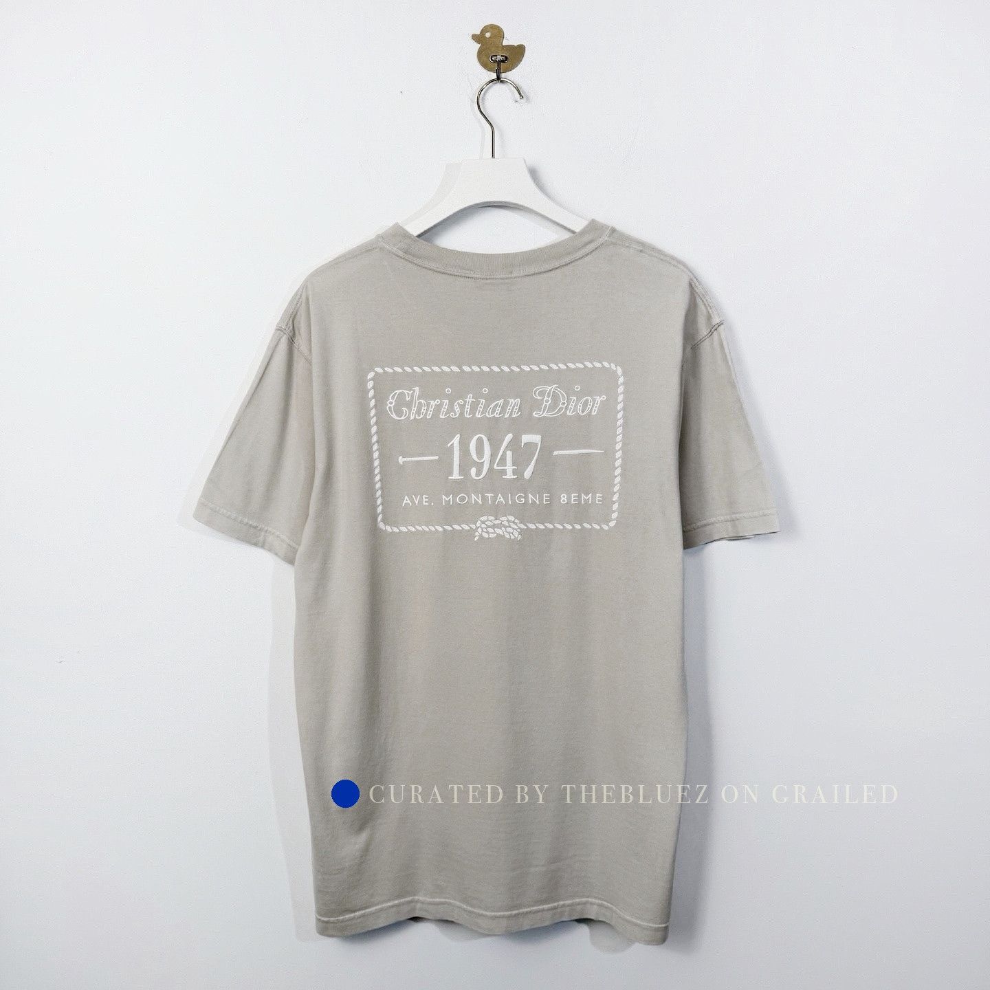 Dior Beige Logo Patch T-Shirt Size US L / EU 52-54 / 3 - 2 Thumbnail