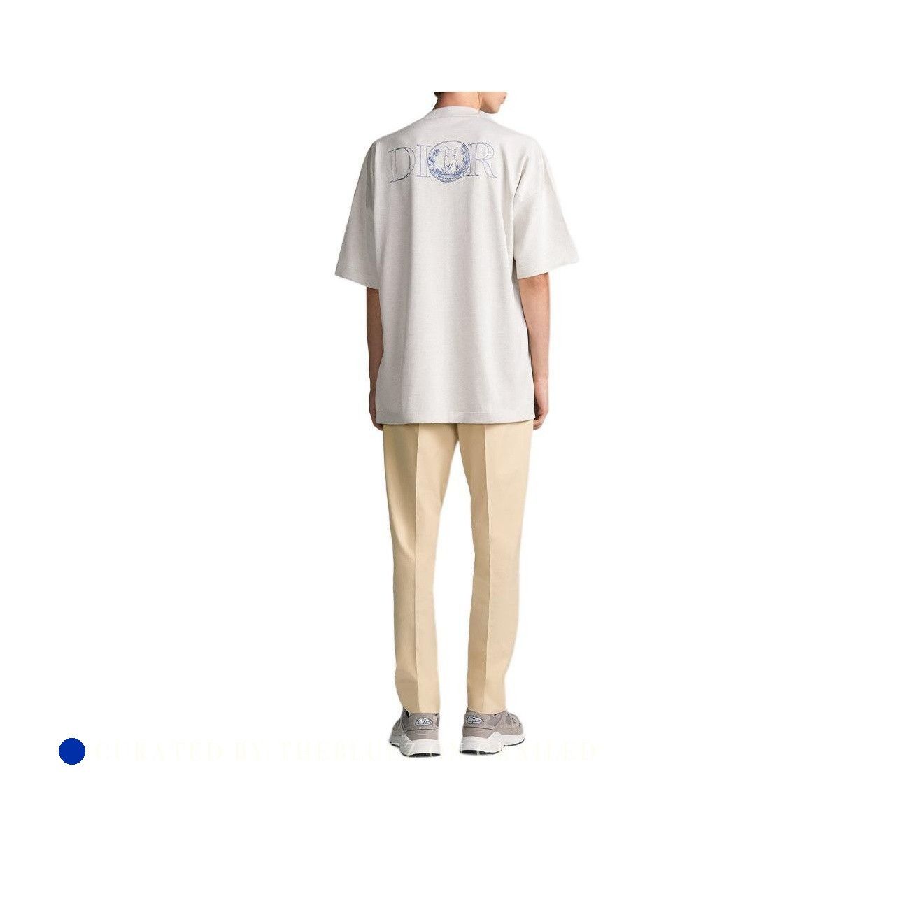 Dior Hylton Nel Embroidery Beige T-Shirt Size US XL / EU 56 / 4 - 6 Thumbnail