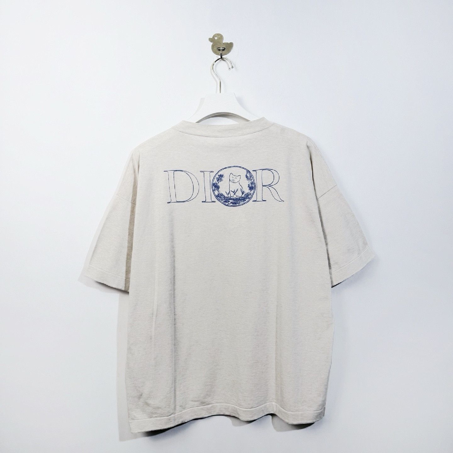 Dior Hylton Nel Embroidery Beige T-Shirt Size US XL / EU 56 / 4 - 2 Thumbnail