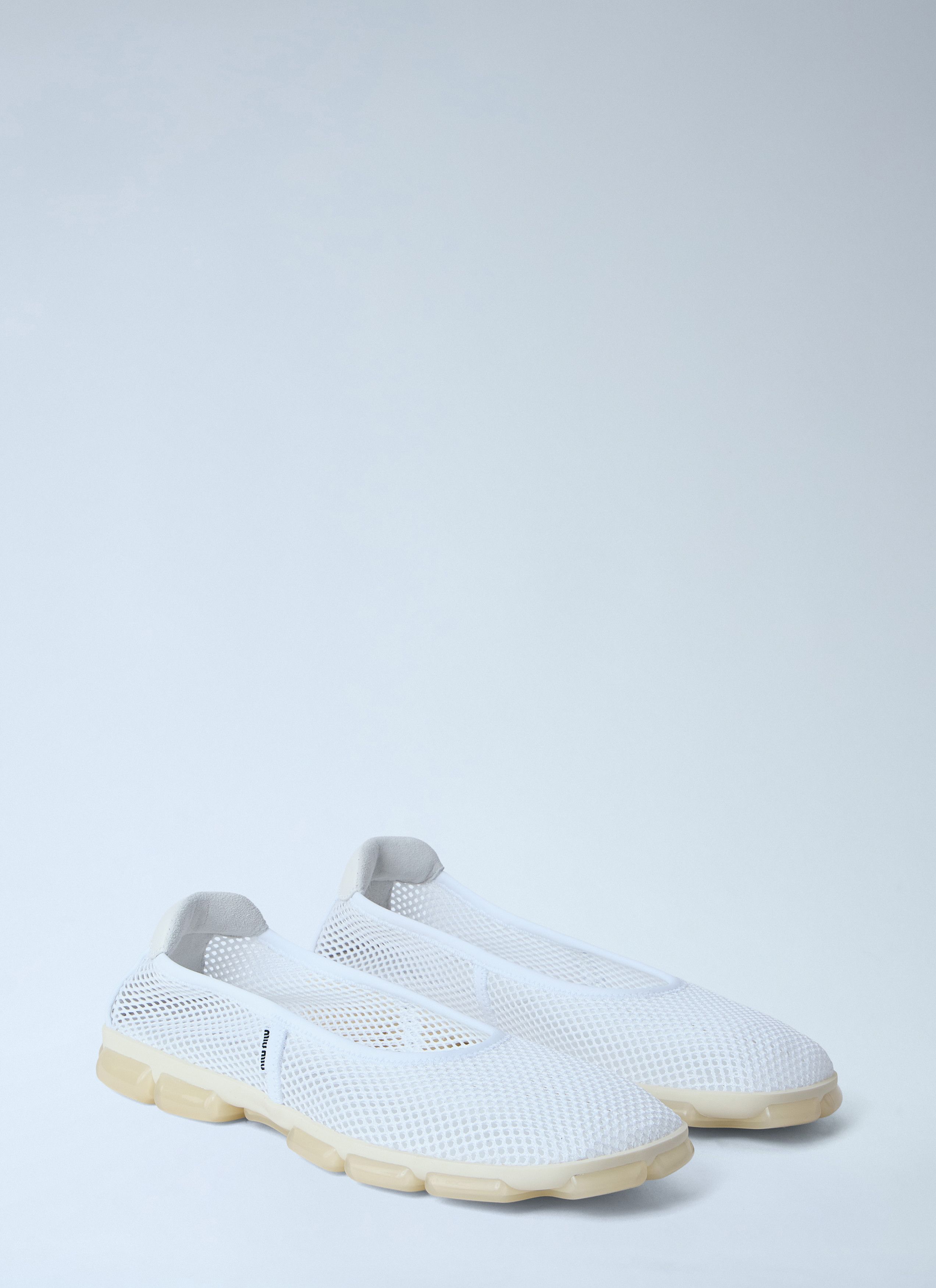 Miu Miu Mesh Slip-On Flats Size US 6 / IT 36 - 2 Thumbnail