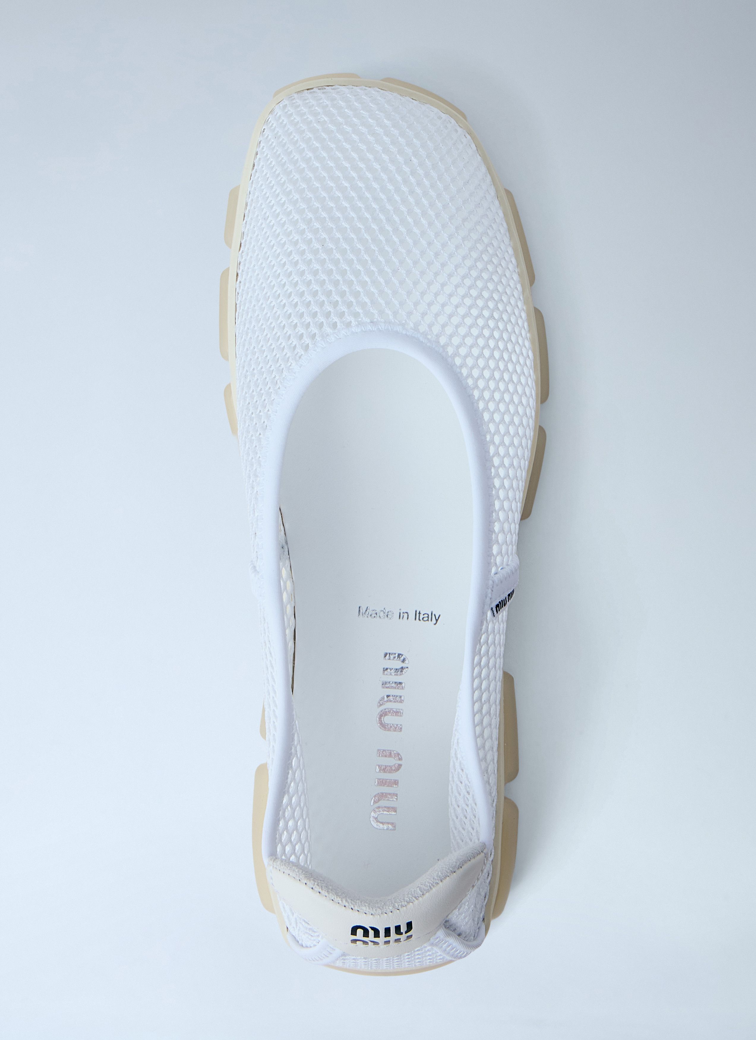 Miu Miu Mesh Slip-On Flats Size US 8 / IT 38 - 6 Thumbnail