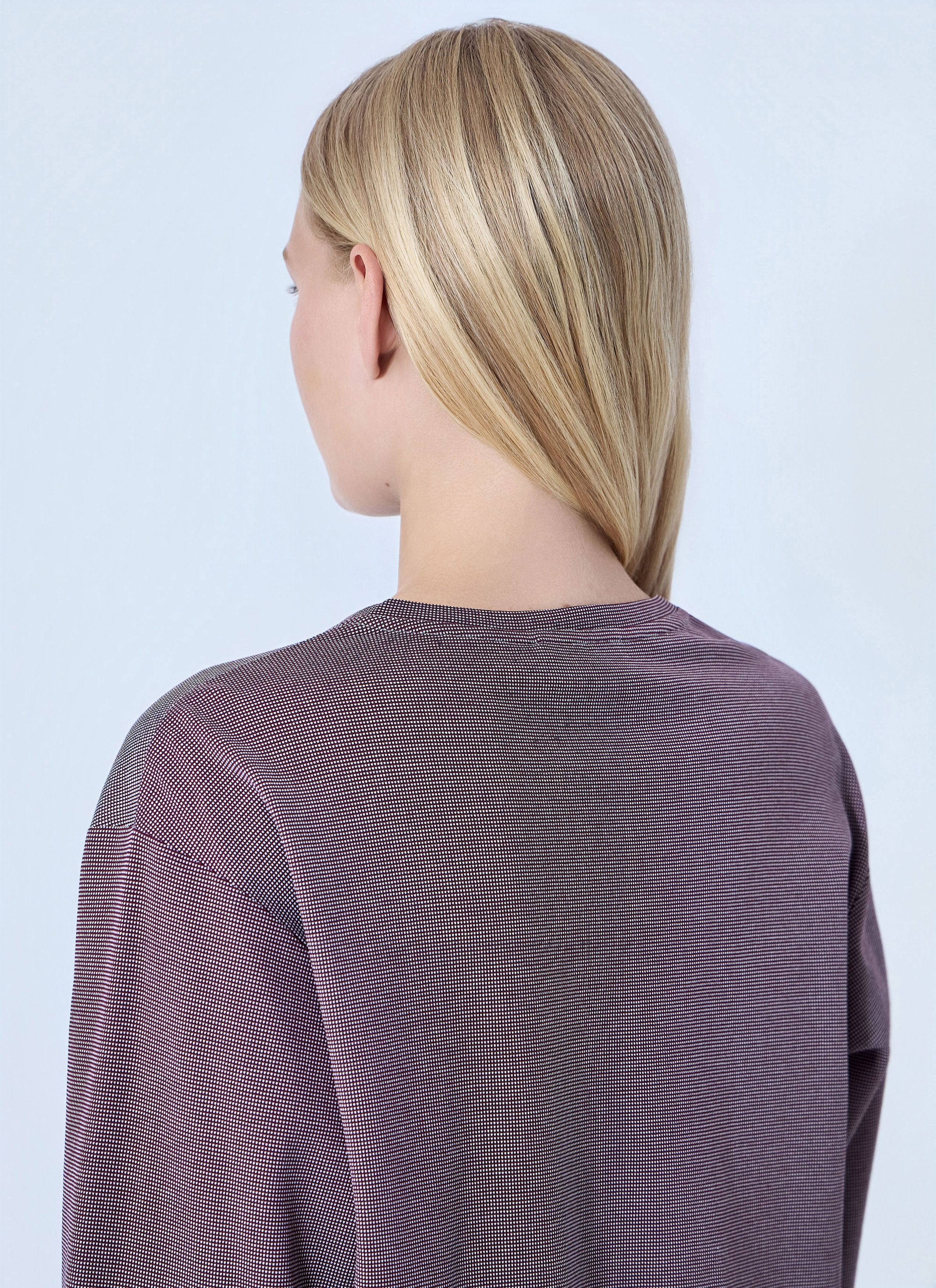 Miu Miu Jacquard Jersey T-Shirt Size XS / US 0-2 / IT 36-38 - 6 Thumbnail