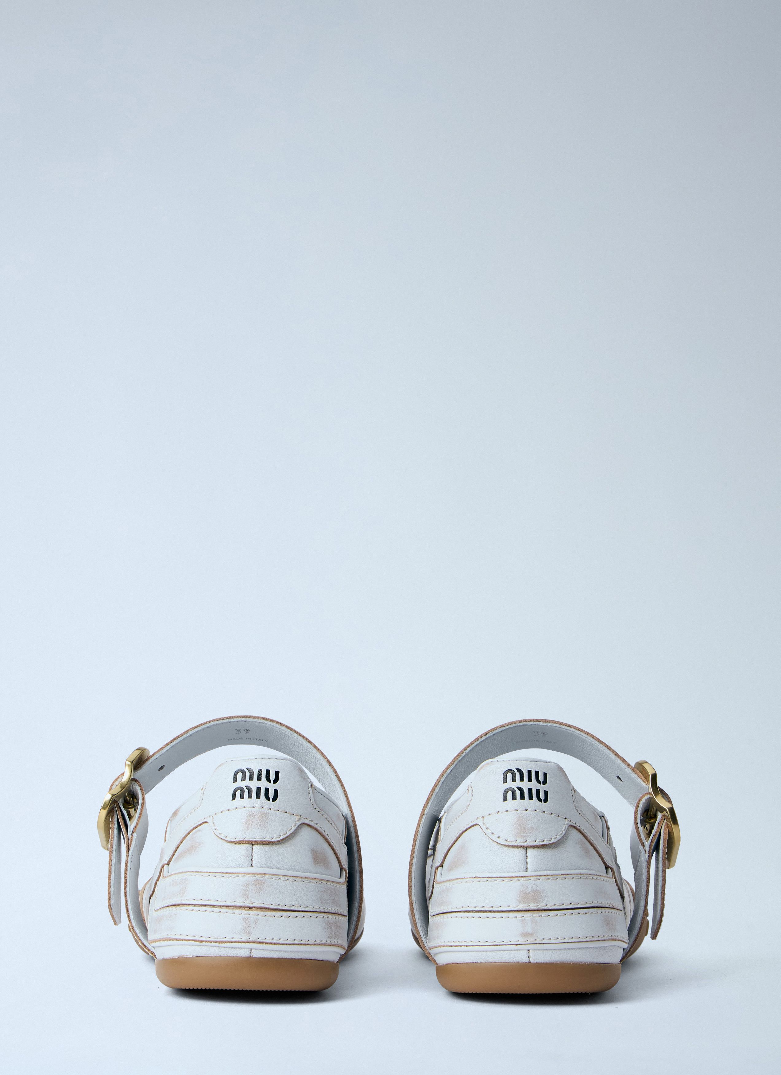 Miu Miu Gymnasium Ballerina Flats Size US 8 / IT 38 - 5 Thumbnail