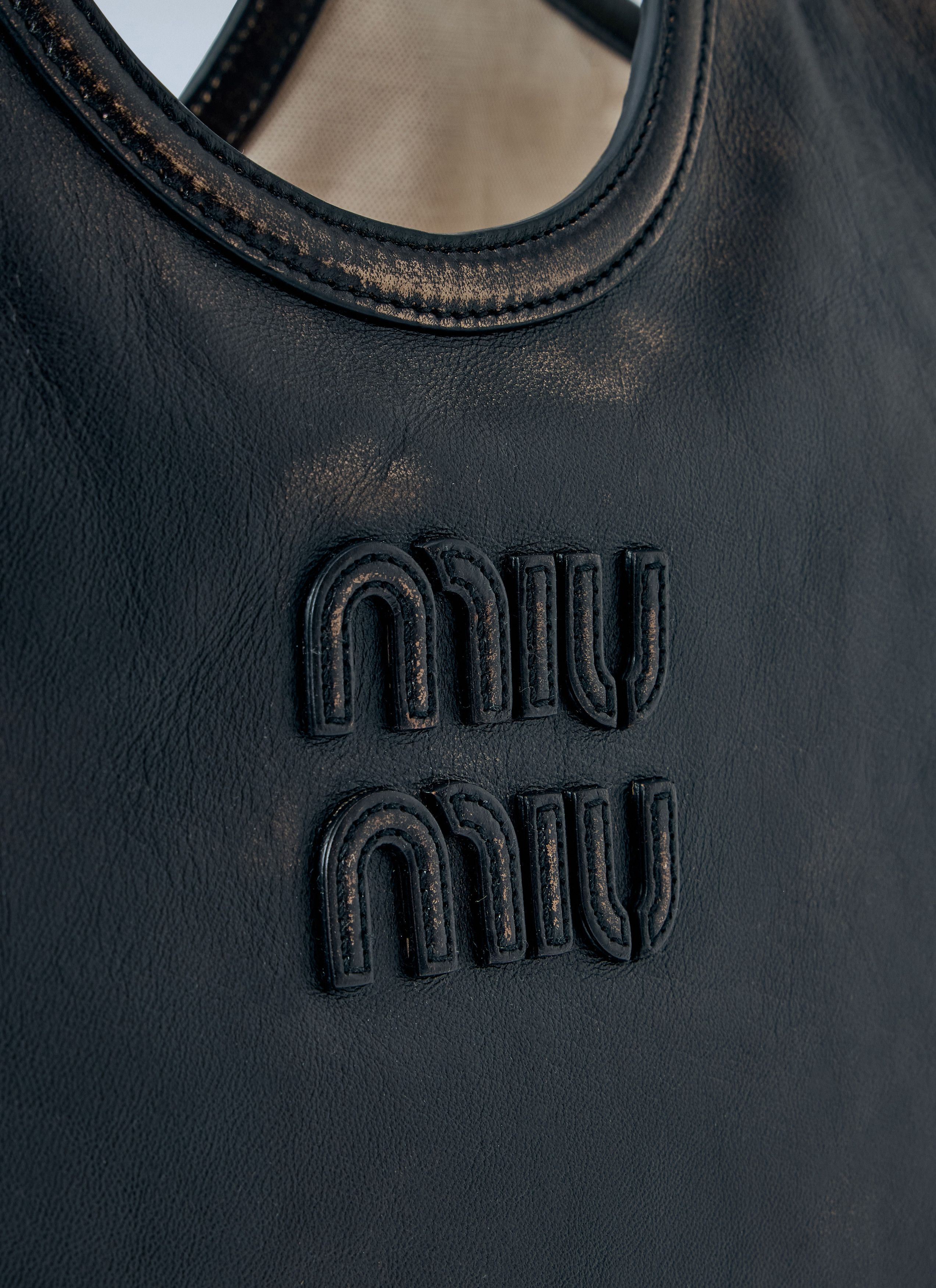 Miu Miu Ivy Leather Tote Bag Size ONE SIZE - 3 Thumbnail