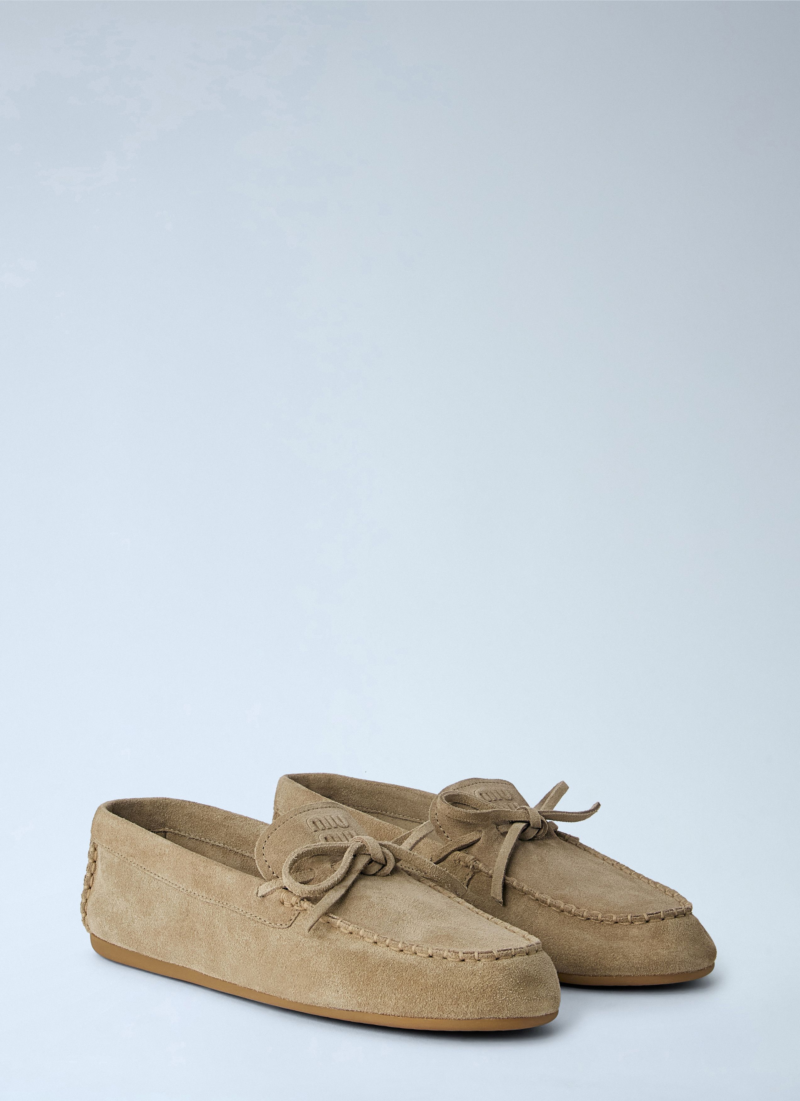 Miu Miu Suede Mesh Loafers Size US 9 / IT 39 - 2 Thumbnail