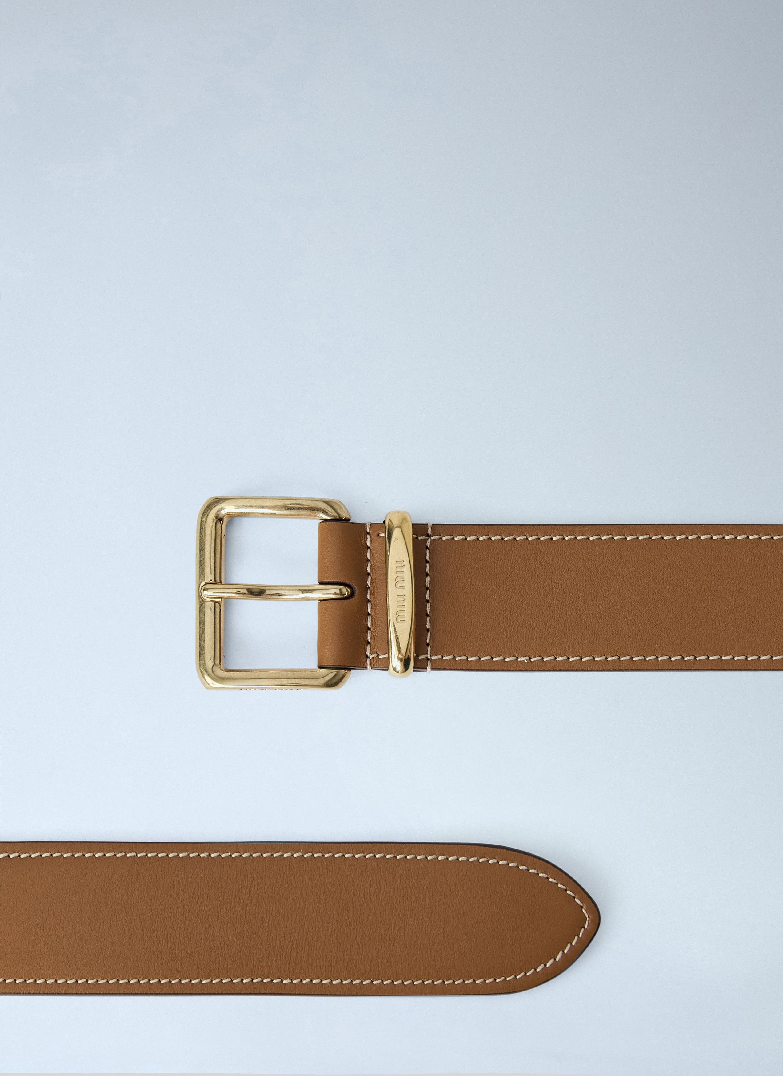 Miu Miu Leather Belt Size ONE SIZE - 4 Thumbnail