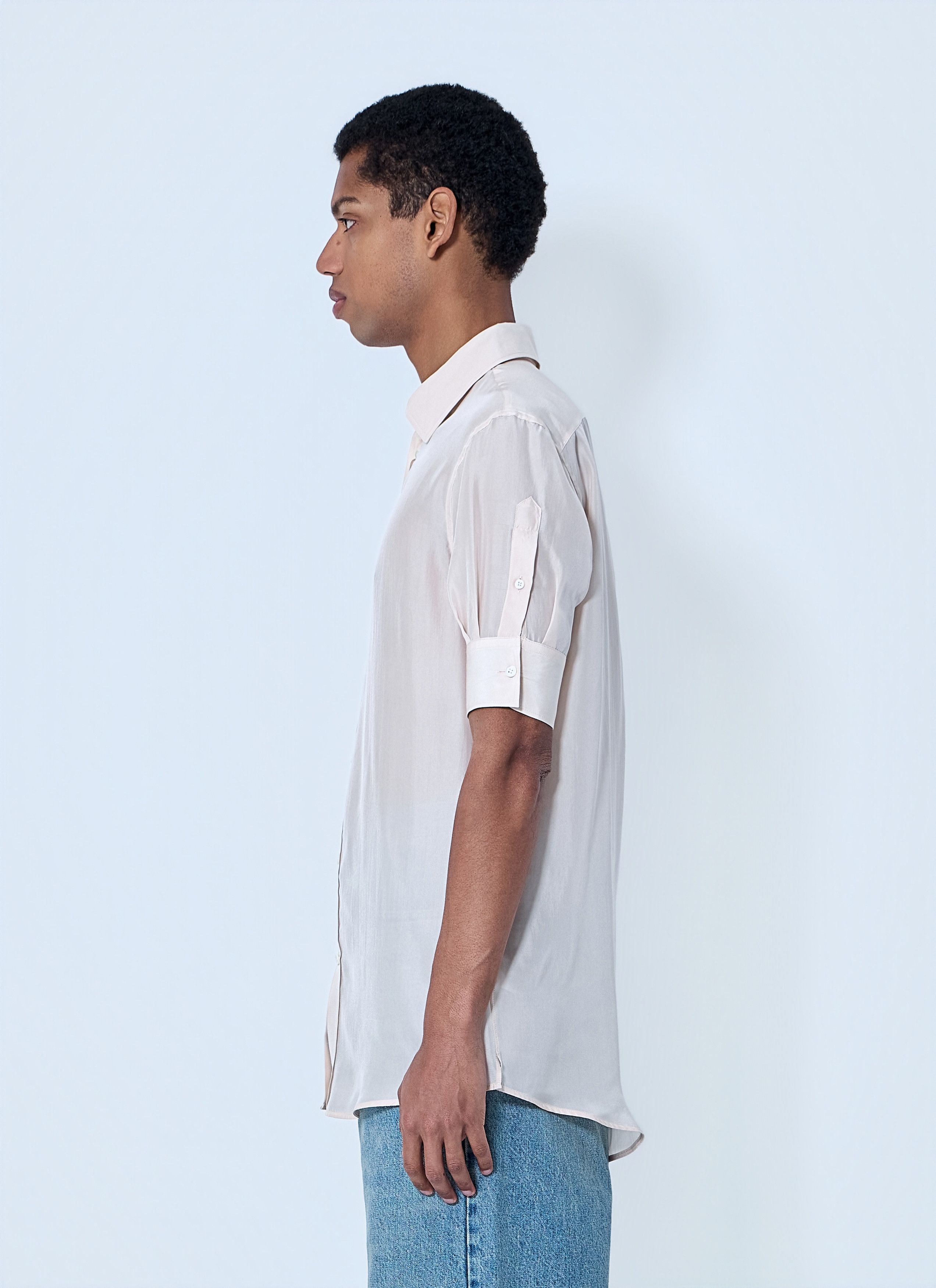 Maison Margiela Short Sleeve Button-Down Shirt Size US L / EU 52-54 / 3 - 3 Thumbnail