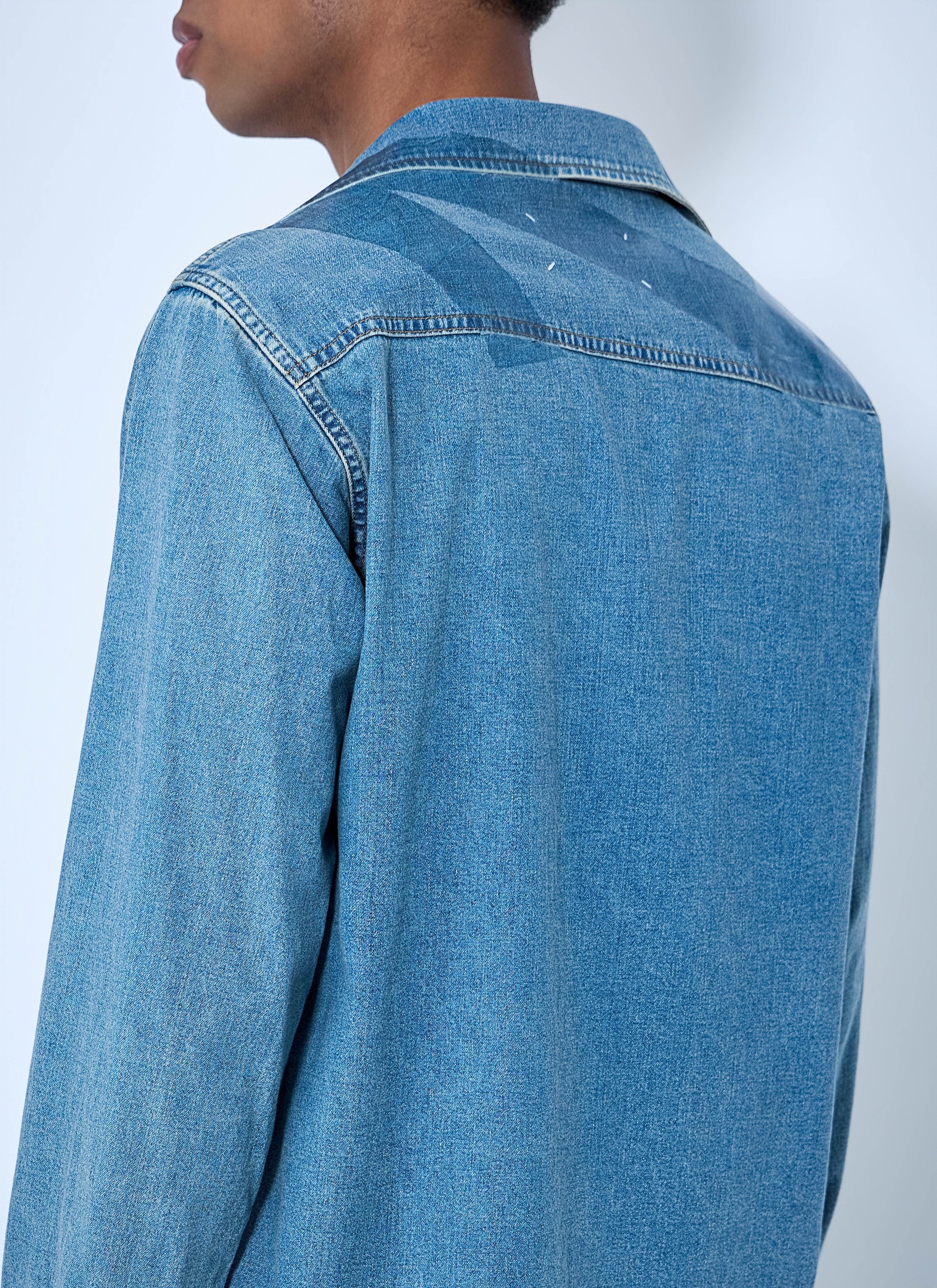 Maison Margiela Denim Button-Down Shirt Size US M / EU 48-50 / 2 - 6 Thumbnail