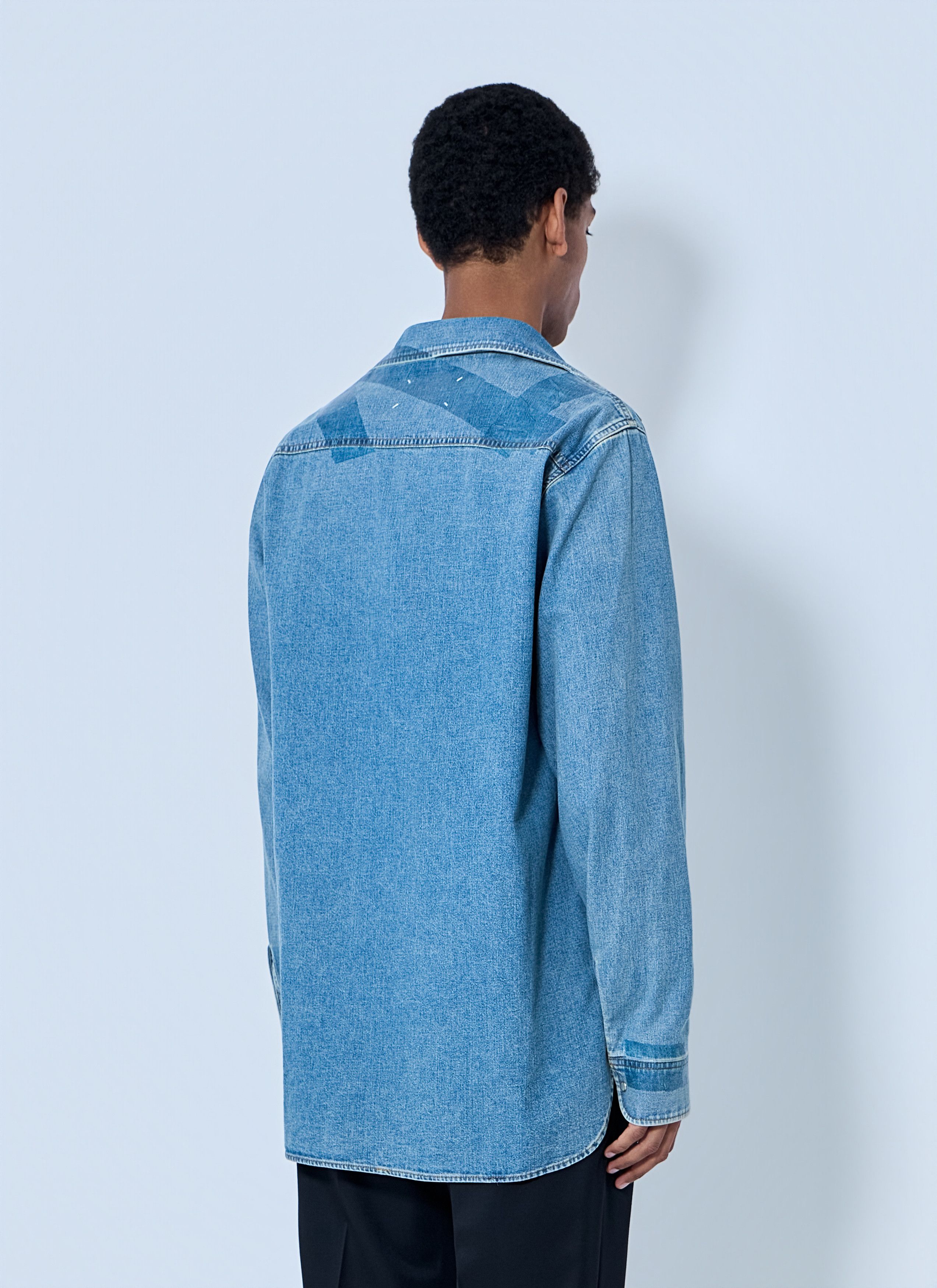 Maison Margiela Denim Button-Down Shirt Size US M / EU 48-50 / 2 - 4 Thumbnail