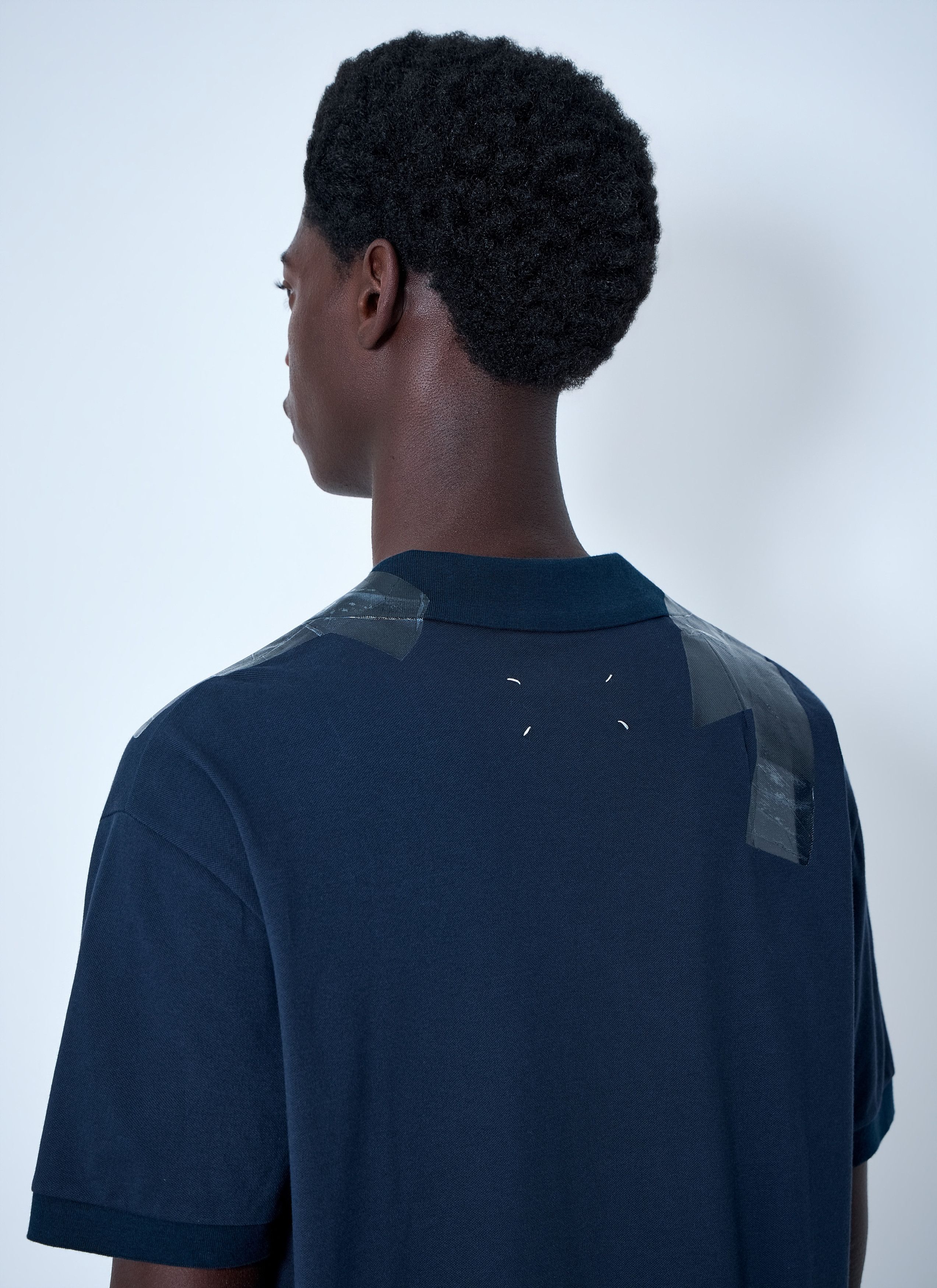 Maison Margiela V-Neck Panel T-Shirt Size US L / EU 52-54 / 3 - 6 Thumbnail