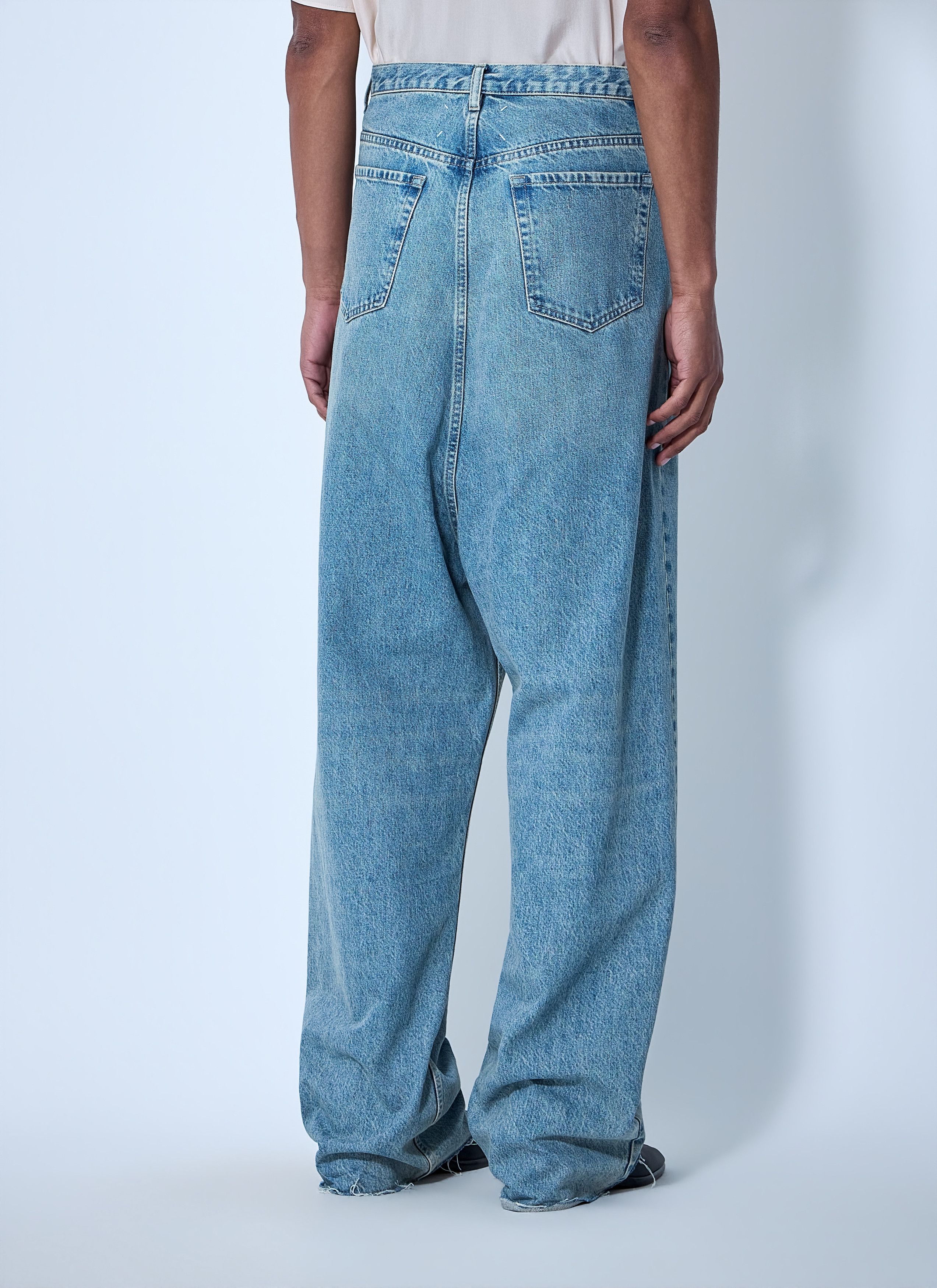 Maison Margiela Wide-Leg Denim Trousers Size US 30 / EU 46 - 4 Thumbnail