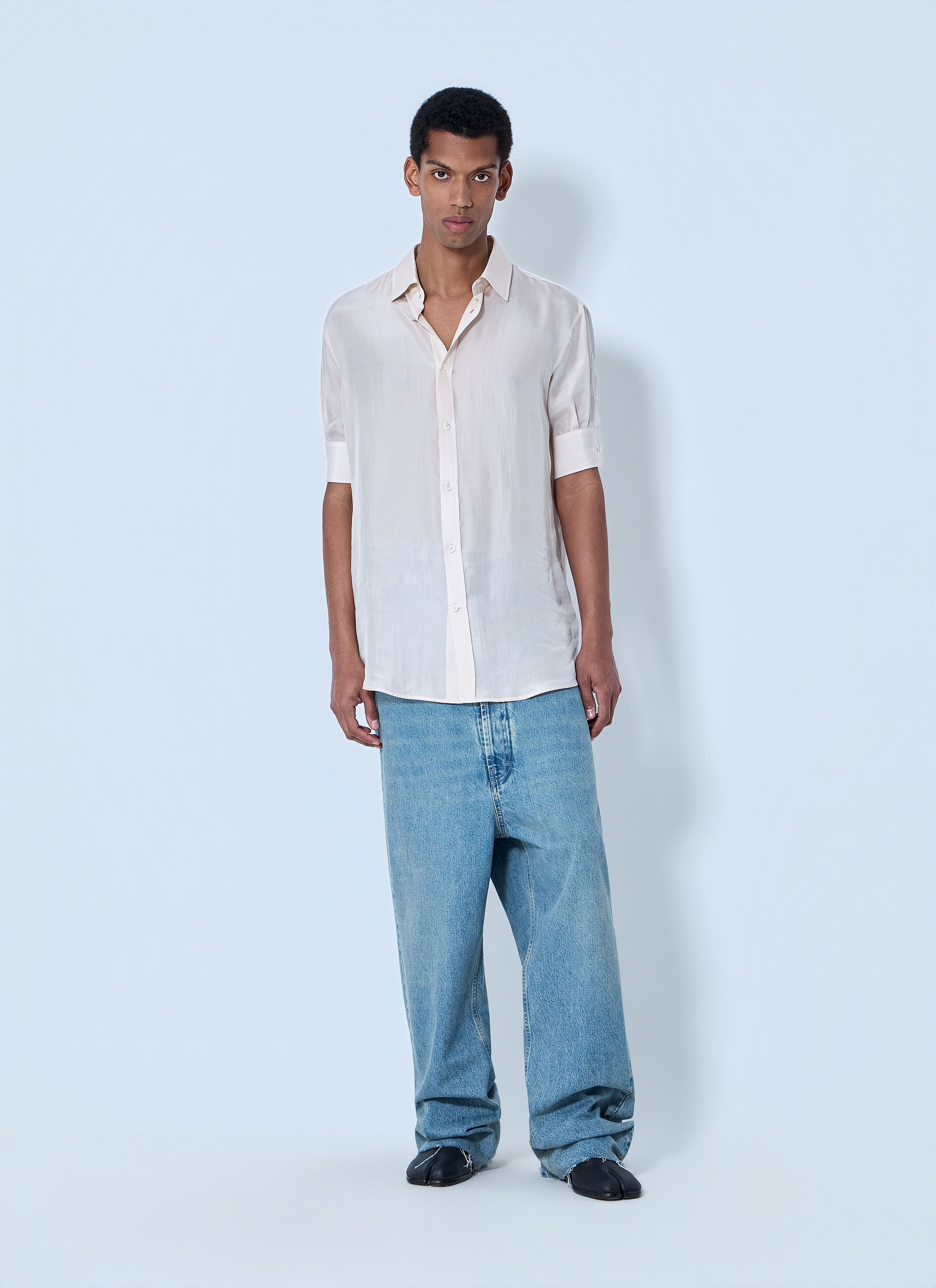 Maison Margiela Wide-Leg Denim Trousers Size US 36 / EU 52 - 2 Thumbnail
